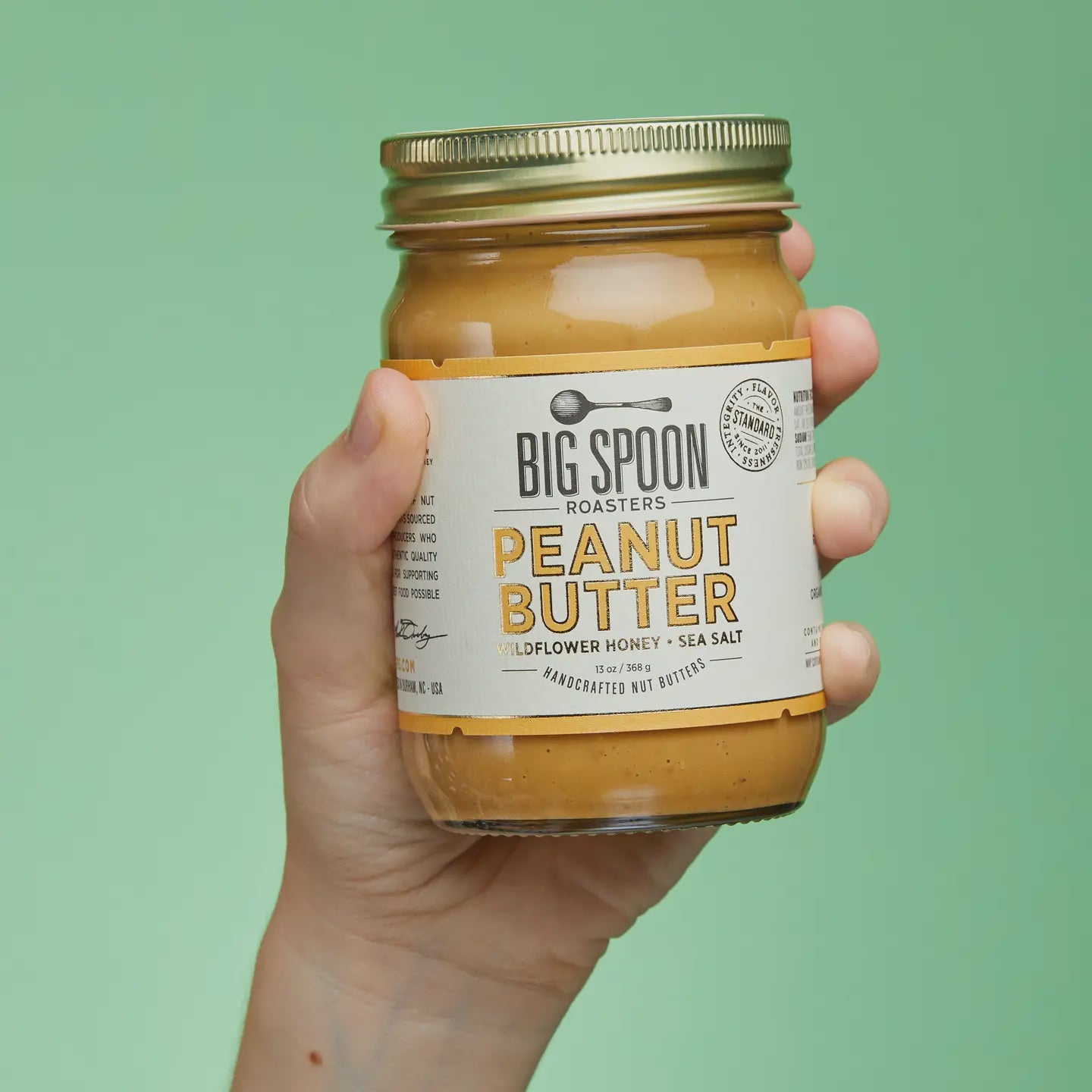 Peanut Butter with Wildflower Honey - 13 oz Jar