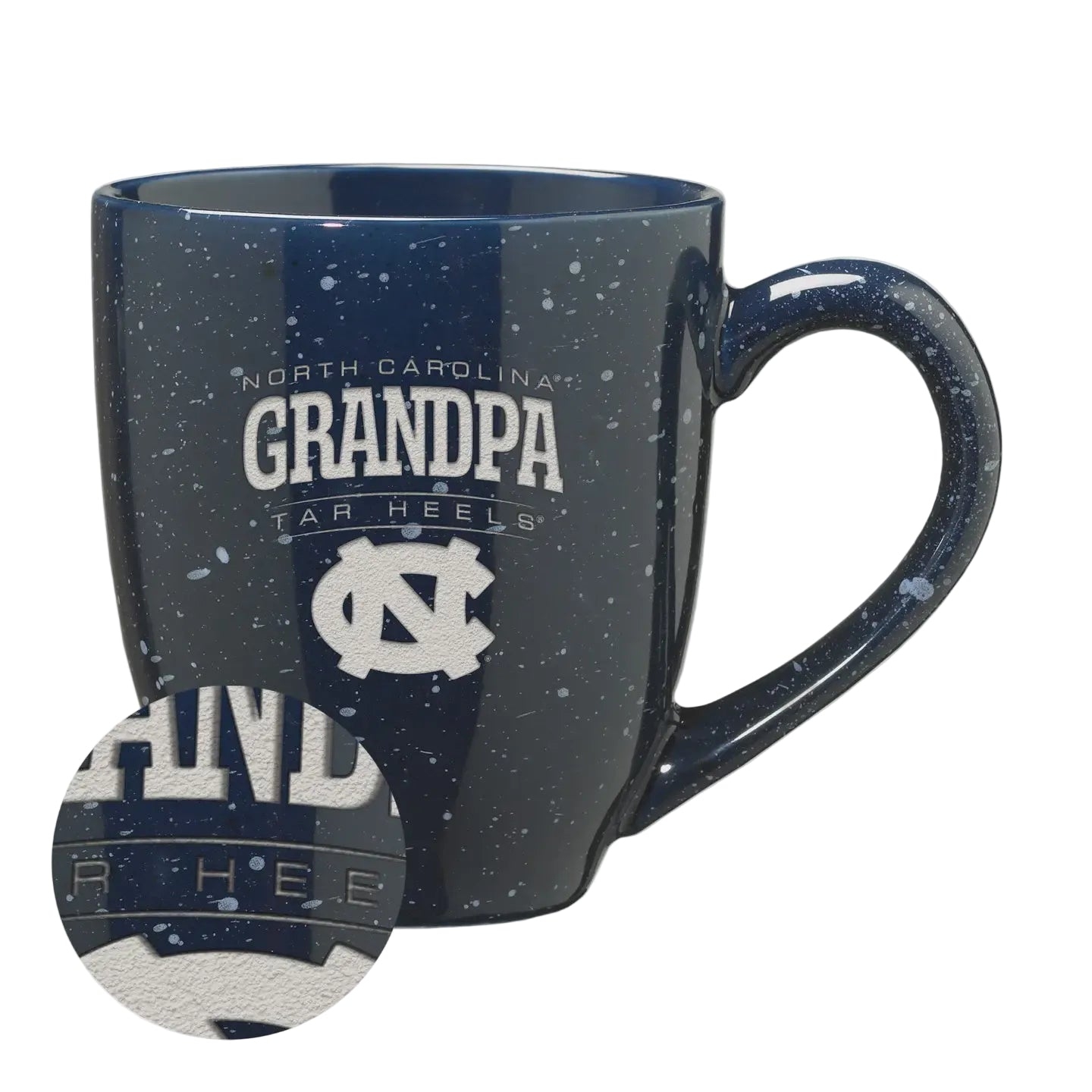 North Carolina Tar Heels Grandpa 16oz Engraved Mug