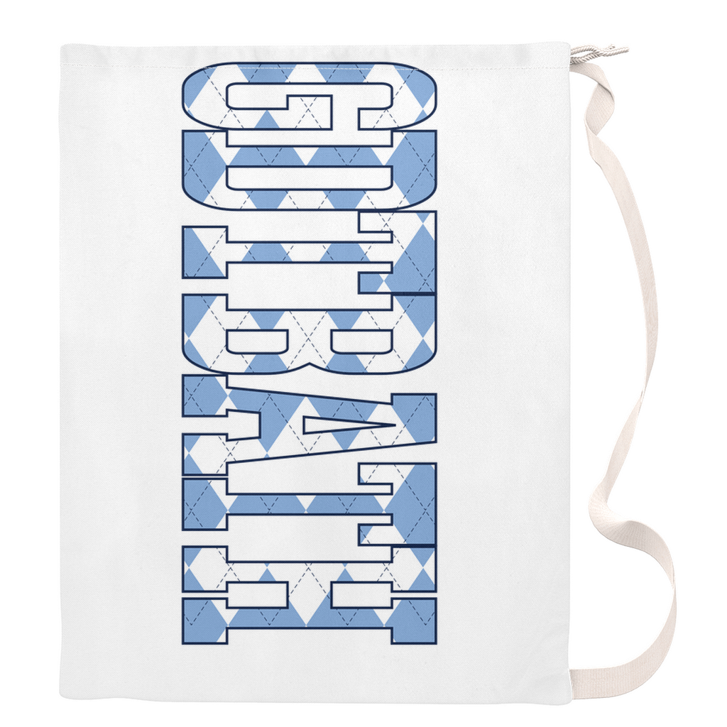 Good Day To Be A Tar Heel Argyle Laundry Bag