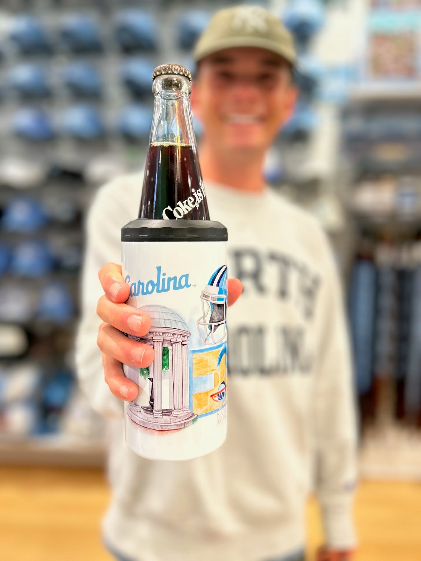 The University of North Carolina Watercolor - 4 in 1 Can Cooler