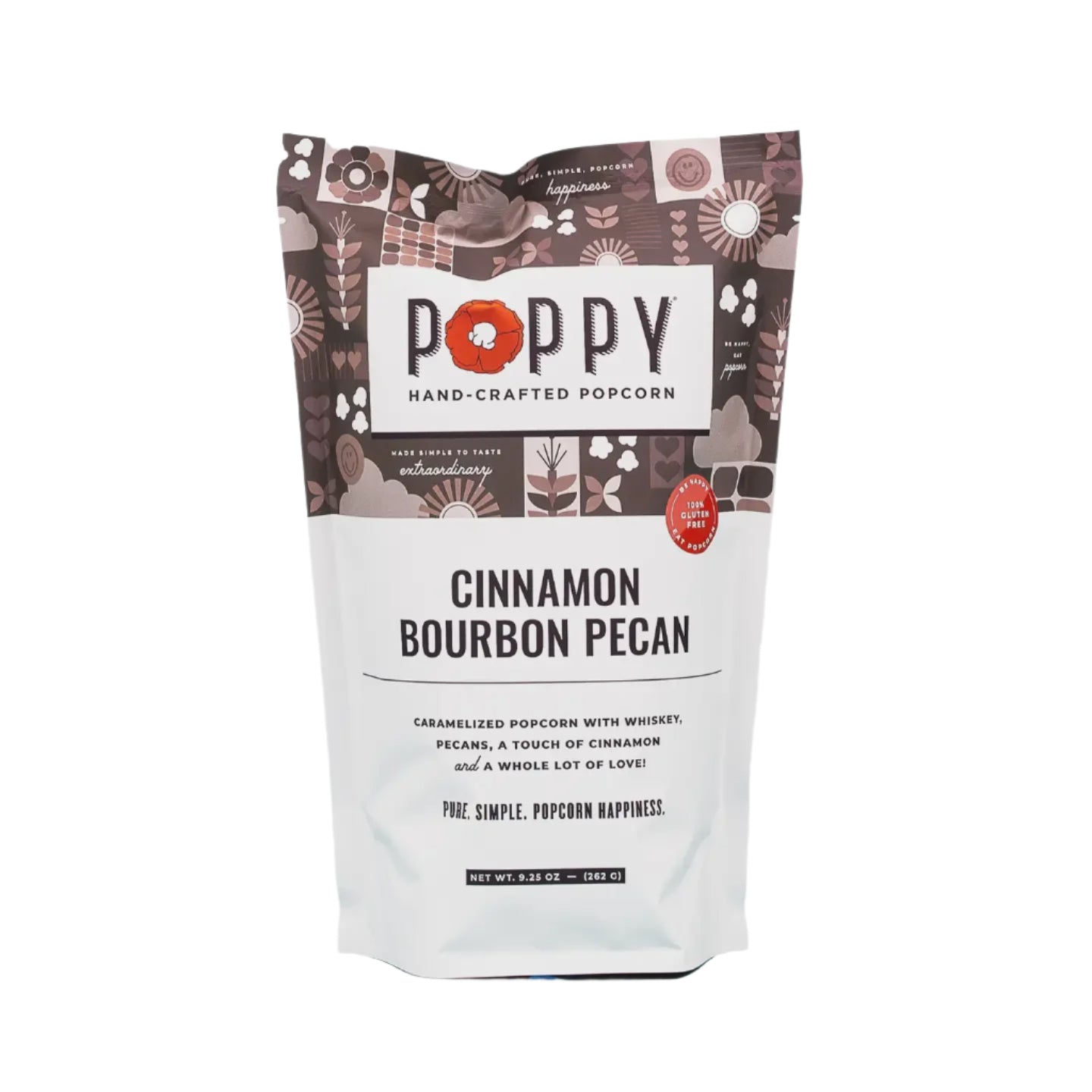 Cinnamon Bourbon Pecan Popcorn- 3 oz Bag