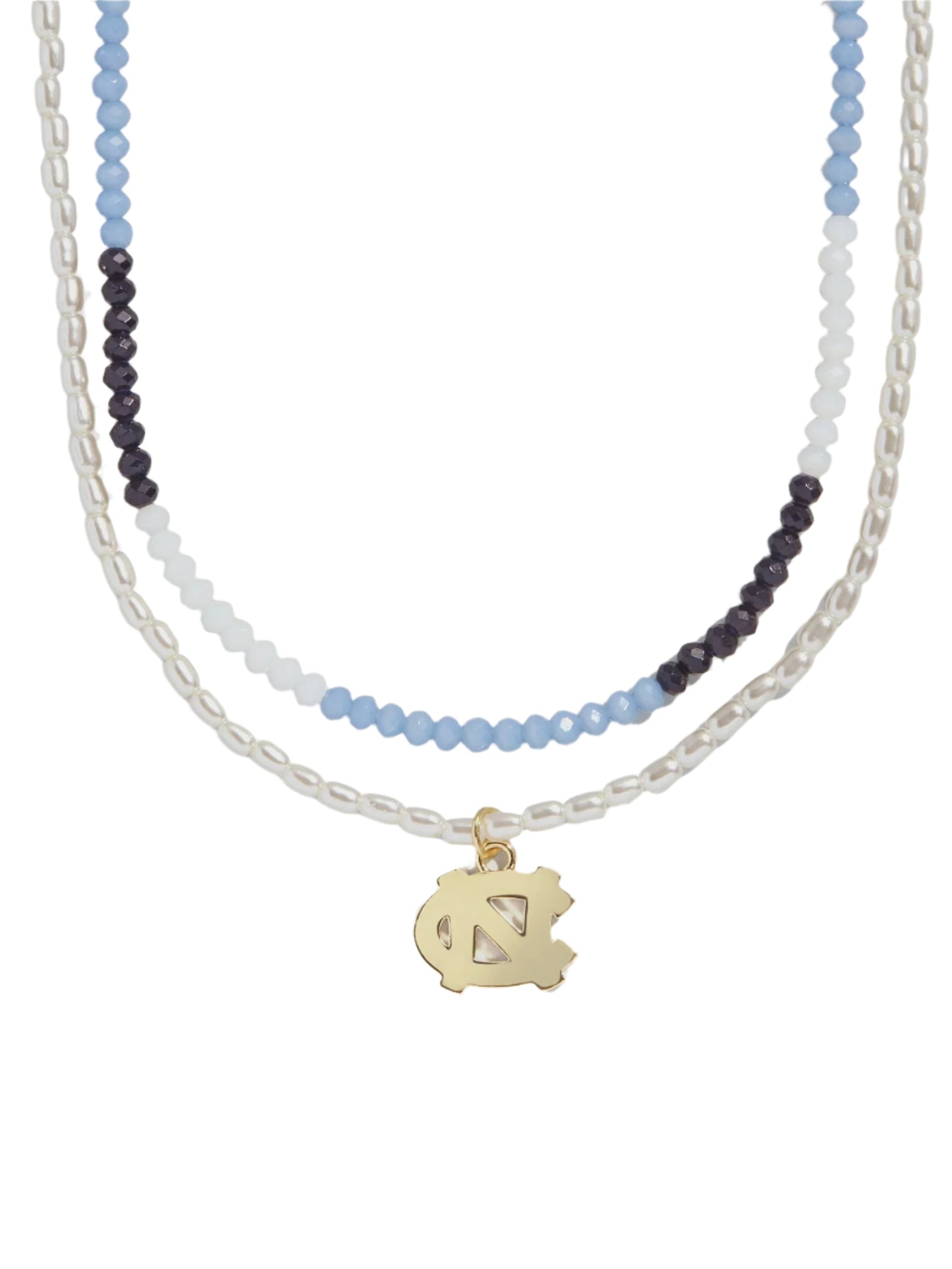 University of North Carolina Logo Beaded Necklace Set
