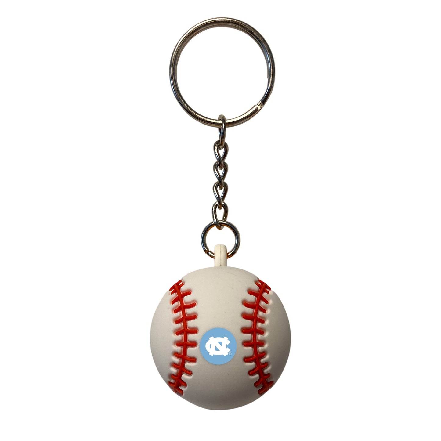 Carolina Tar Heels Baseball Keychain