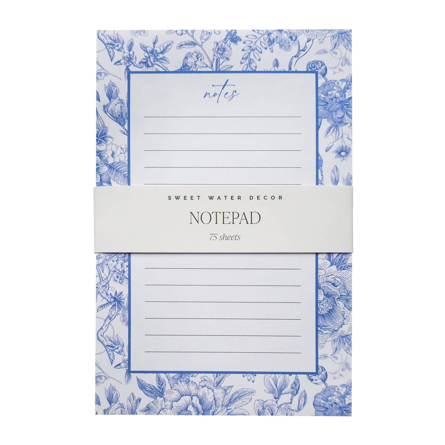 Carolina Blue Delft Notepad