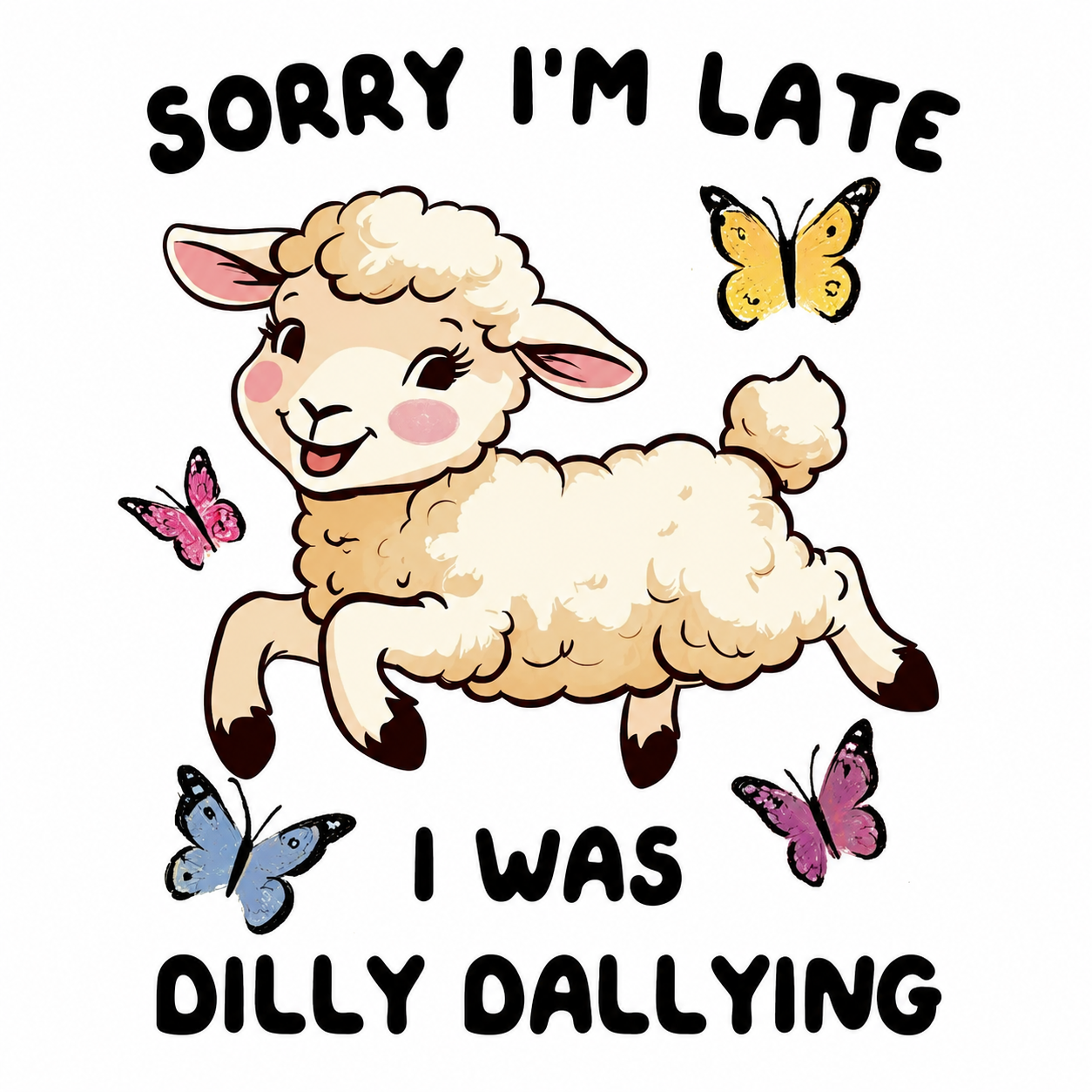 Dilly Dallying Decal