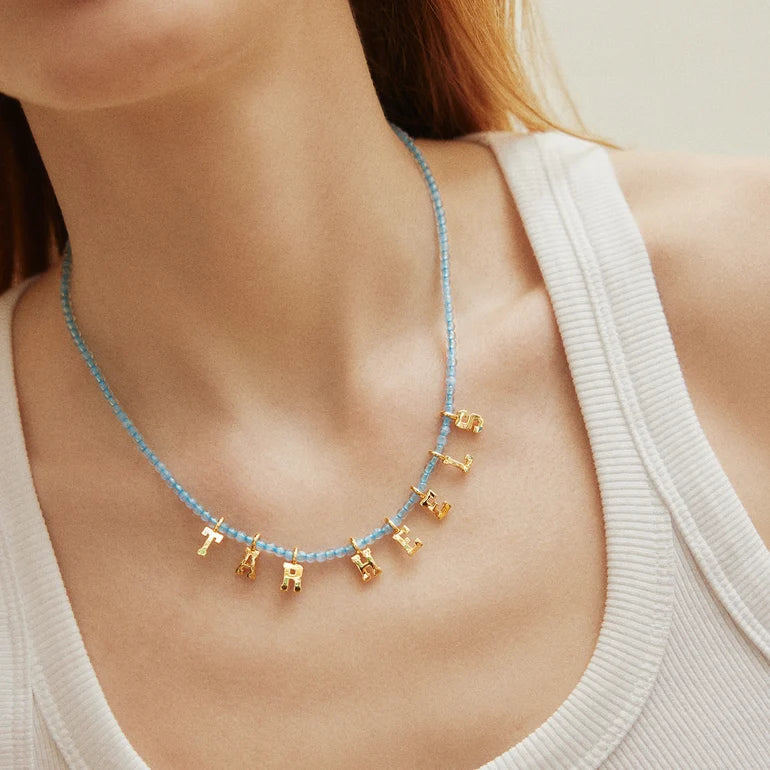 University of North Carolina Delicate Beaded Necklace