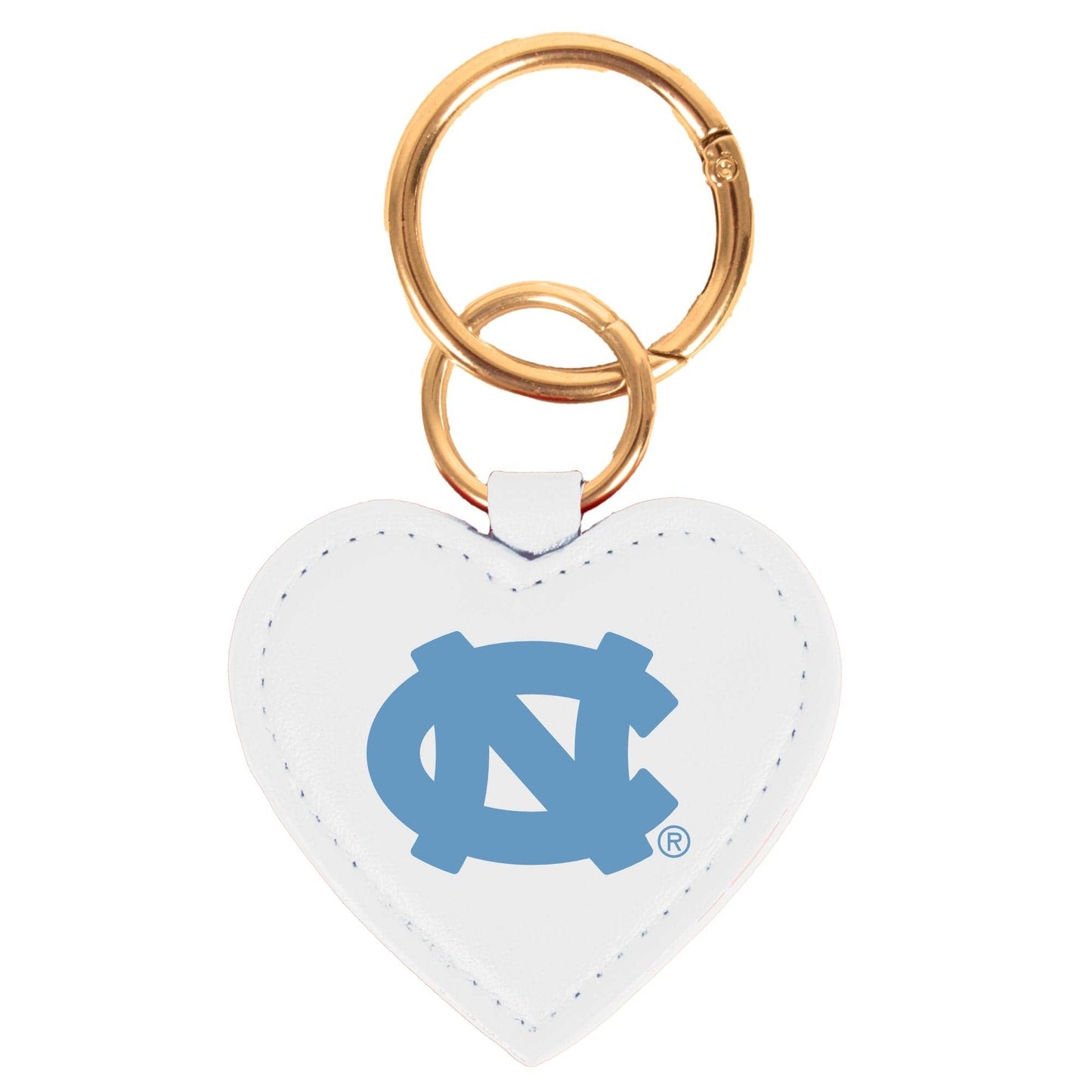 North Carolina Tar Heels Heart Bag Charm