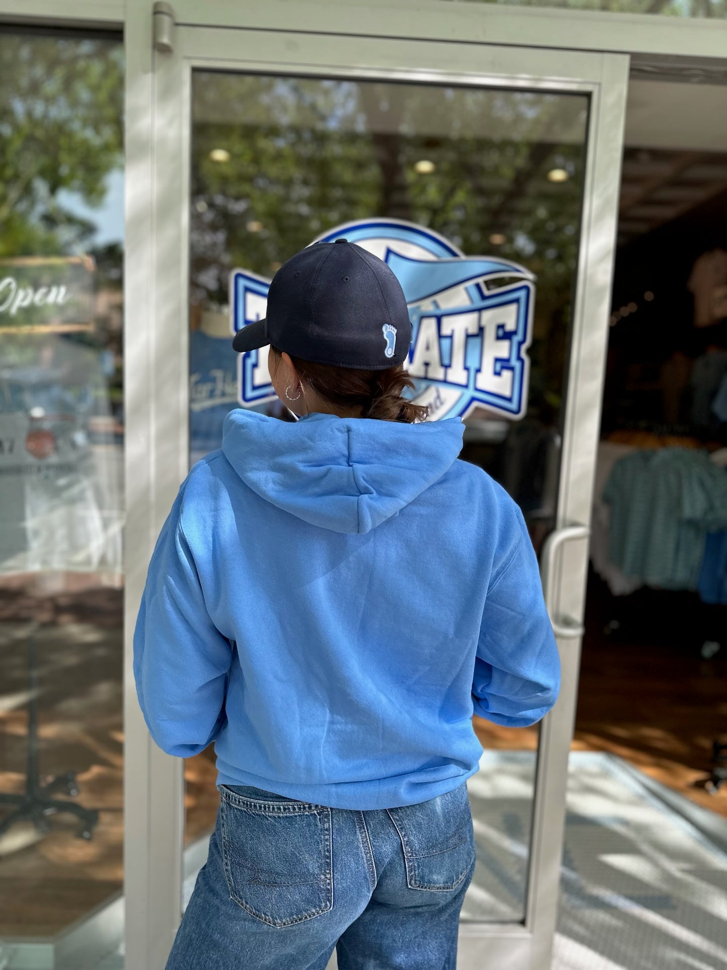 North Carolina Tar Heels Fitted Hat in Navy Blue with UNC Logo
