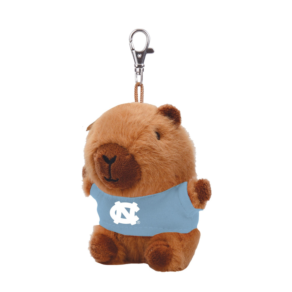 Carolina Tar Heels Capybara Bag Charm Keychain