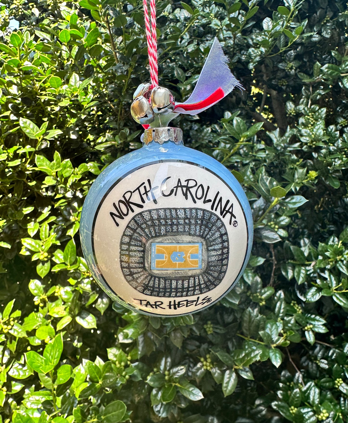 Magnolia Lane UNC Stadium Ornament