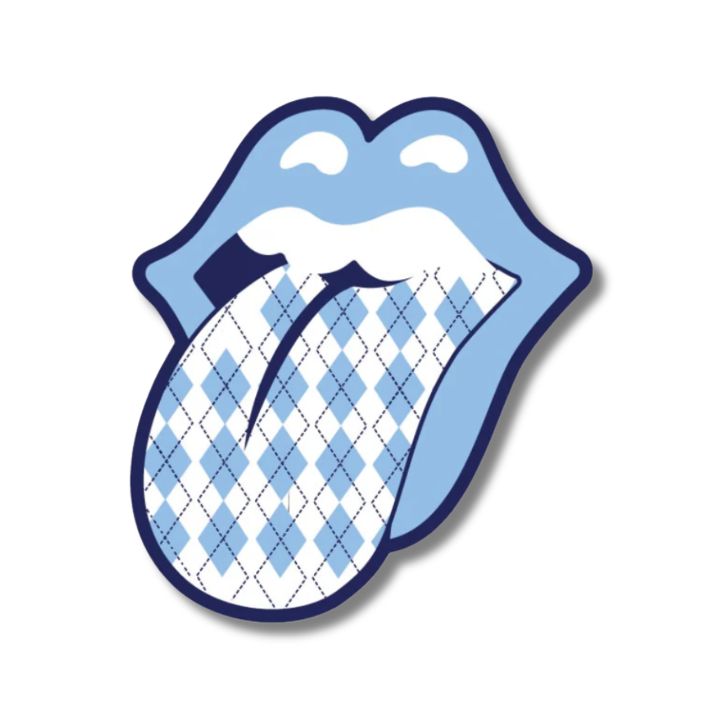 SHB Argyle Tongue Magnet