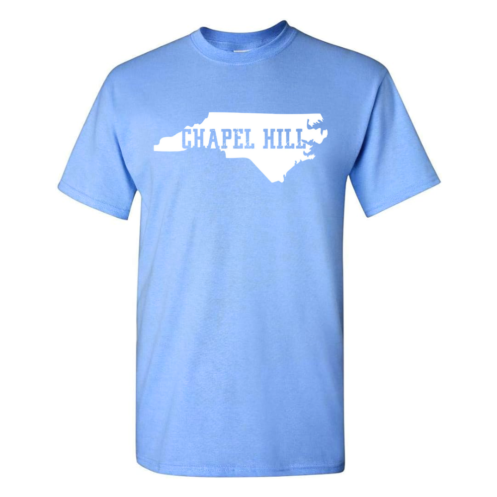 Carolina Blue Chapel Hill Home State Adult T-Shirt