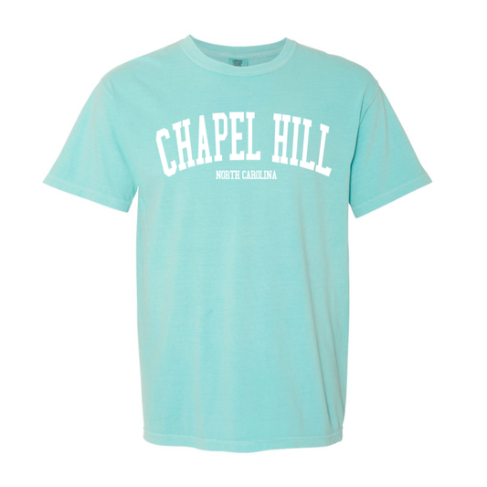 Chapel Hill North Carolina Comfort Colors T-Shirt in Chalky Mint