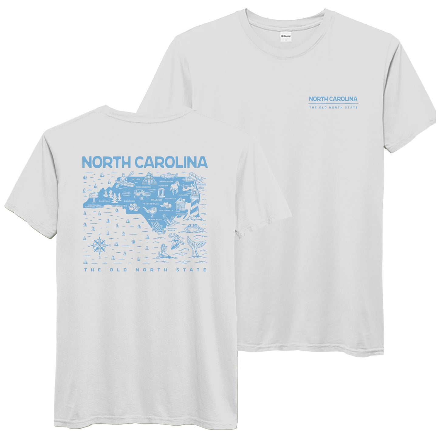 North Carolina Short Sleeve Adult T-Shirt - the Navigator