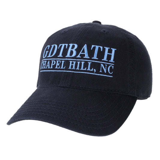 GDTBATH Navy Blue Bar Design Embroidered Adult Hat