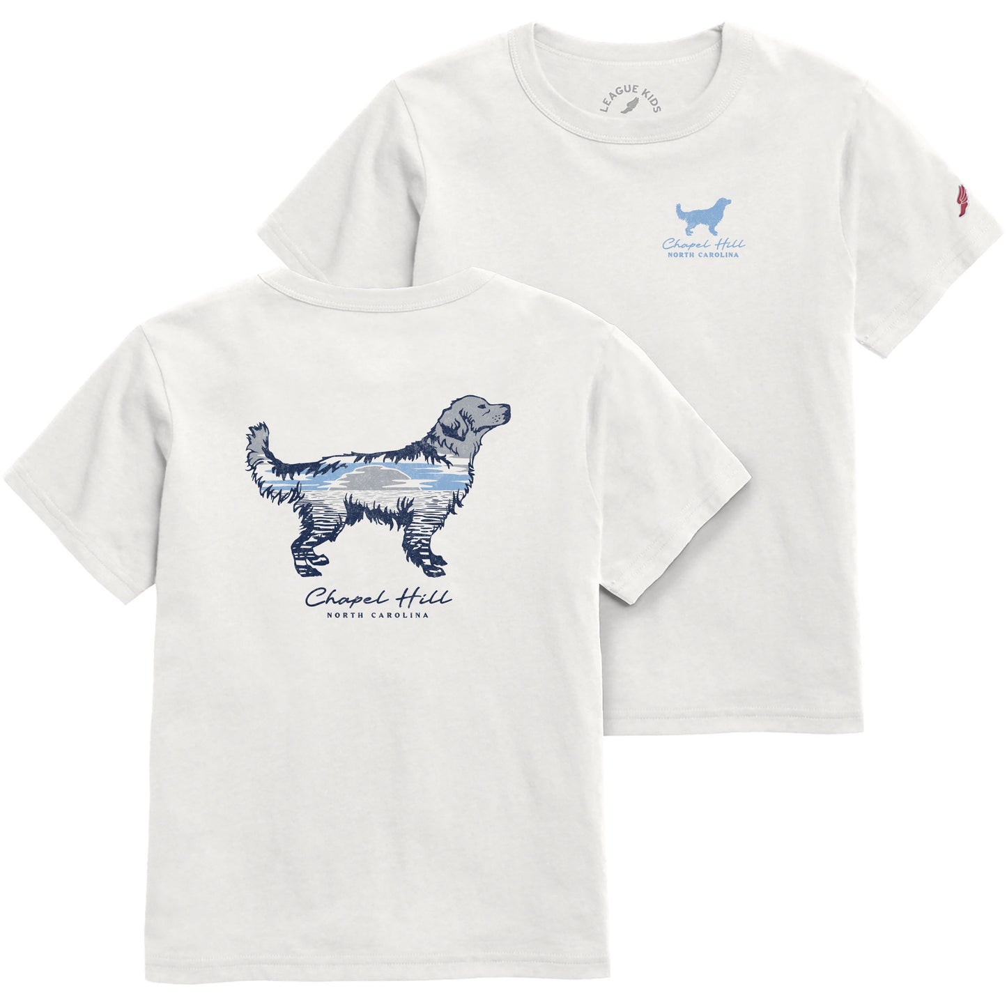 White Chapel Hill Doggo Kid's T-Shirt
