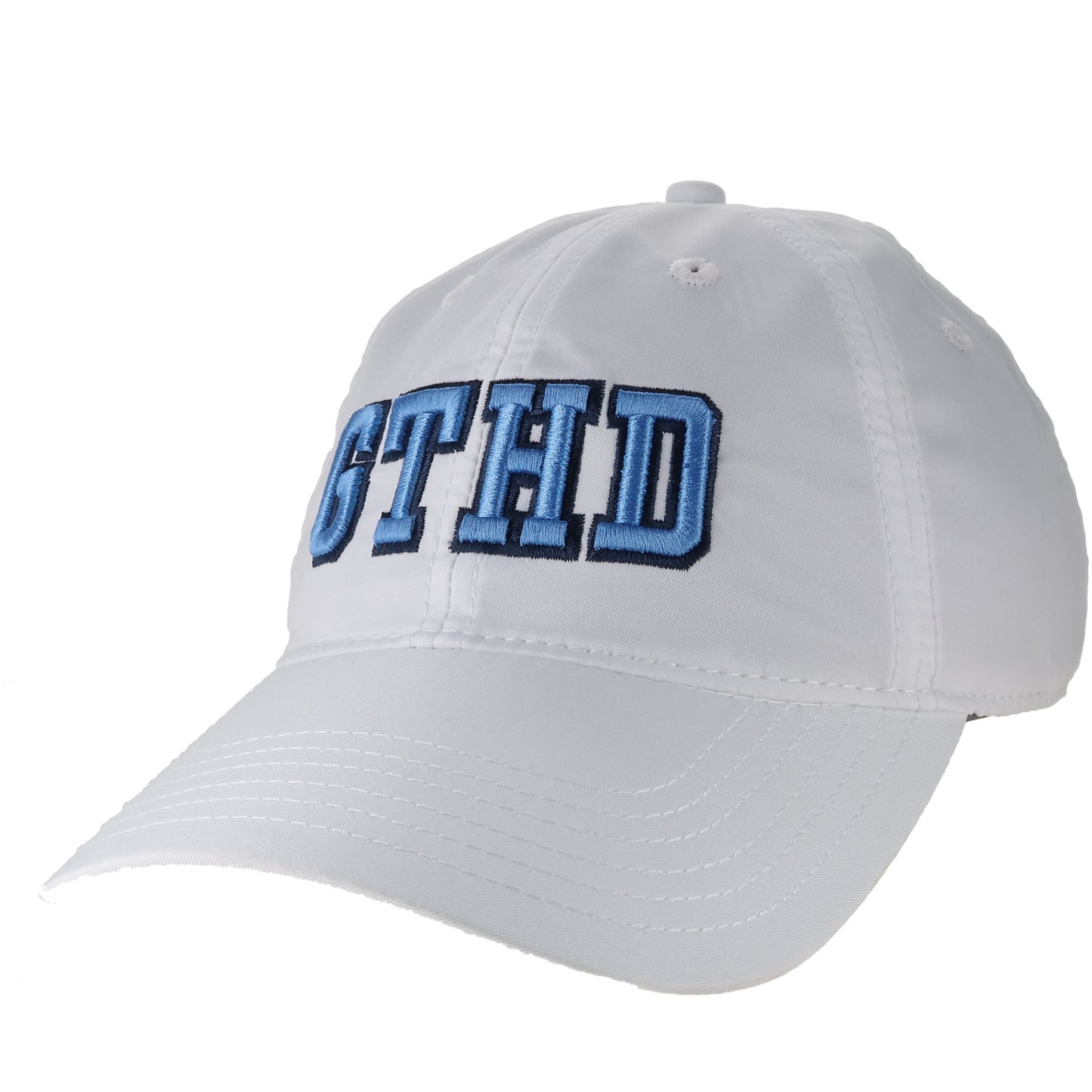 White GTHD Adult Adjustable Cool Fit Hat