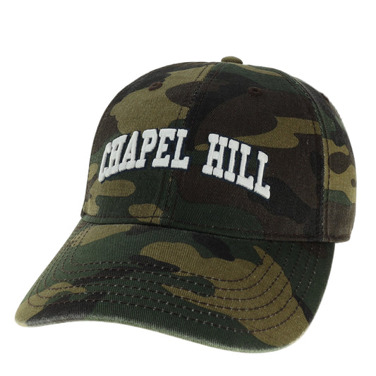 Chapel Hill North Carolina Adjustable Hat in Army Camo