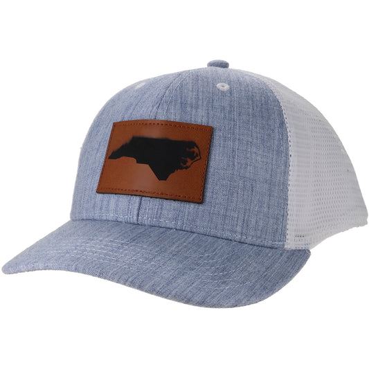 North Carolina Kid's Hat in Light Blue with Leather Patch