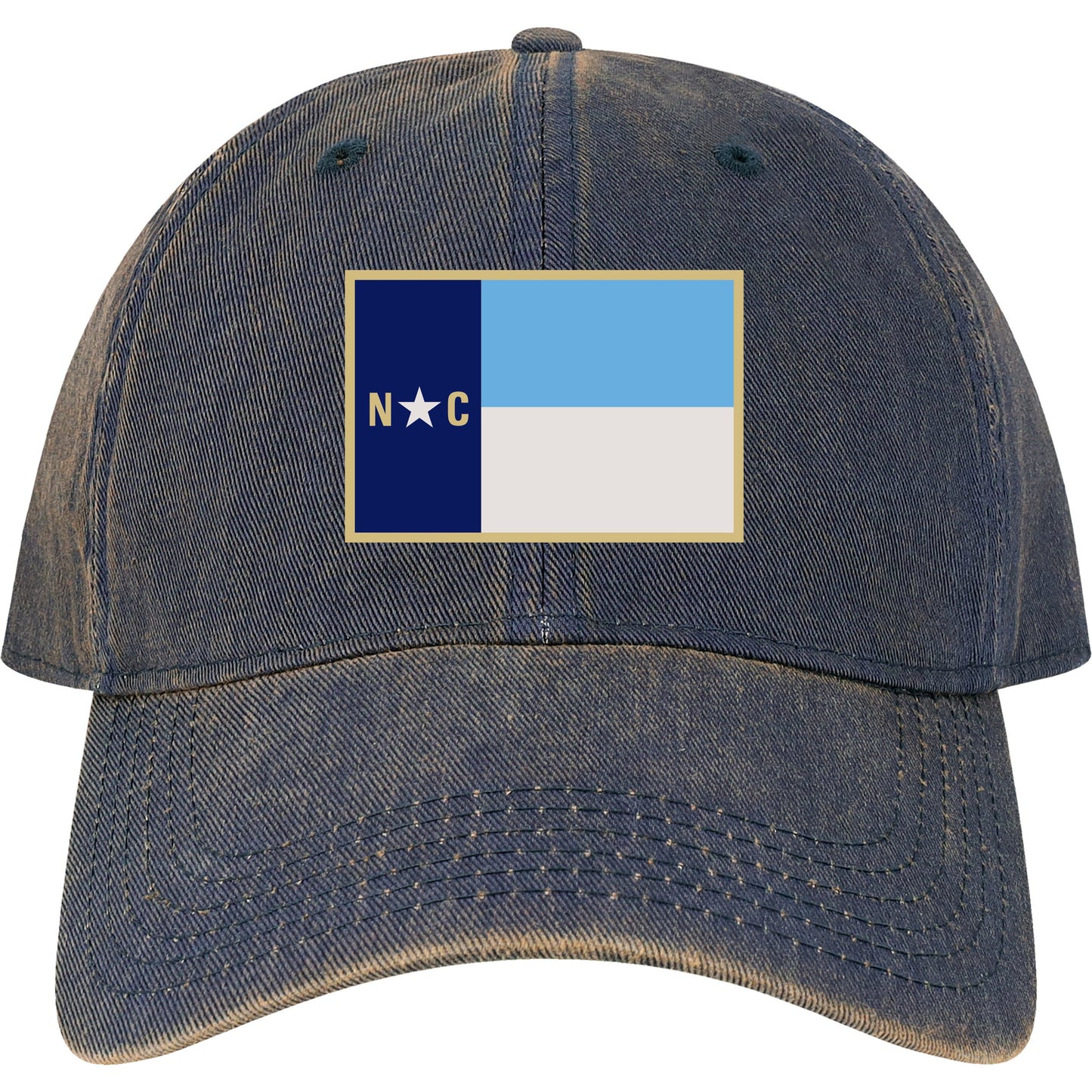 Carolina Blue Vintage North Carolina State Flag Adjustable Hat