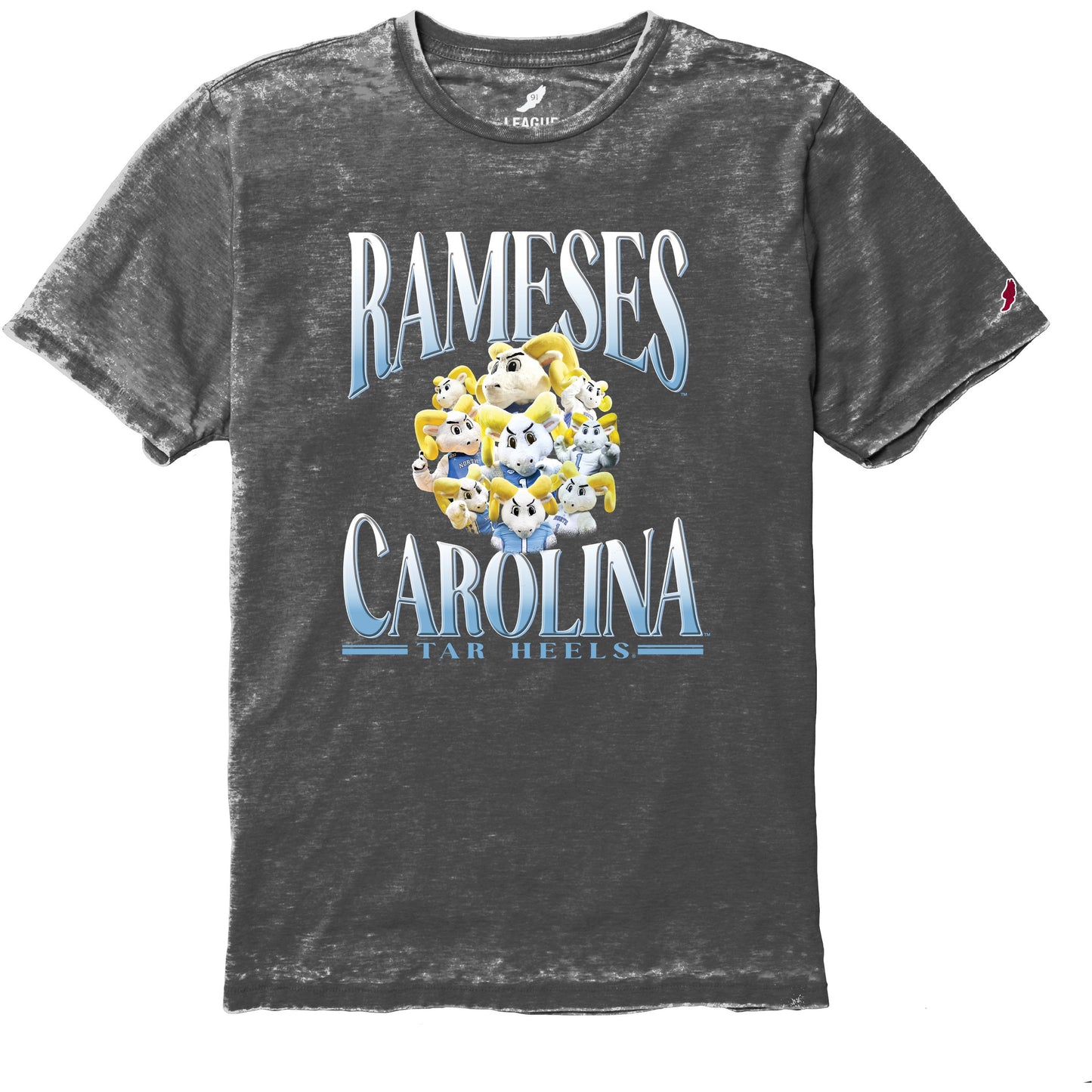 Rameses Fan T-Shirt in Distressed Black