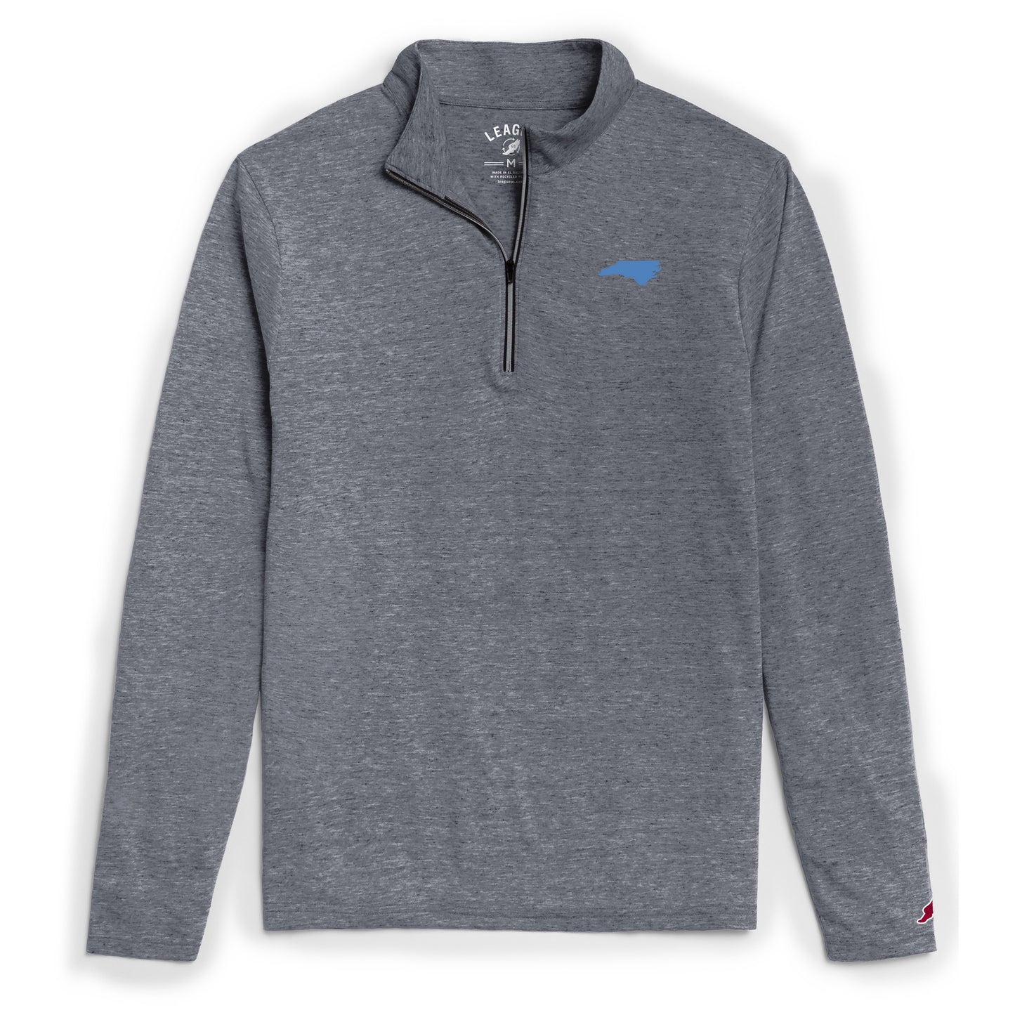 Grey Reclaim North Carolina Men's 1/4 Zip Pullover