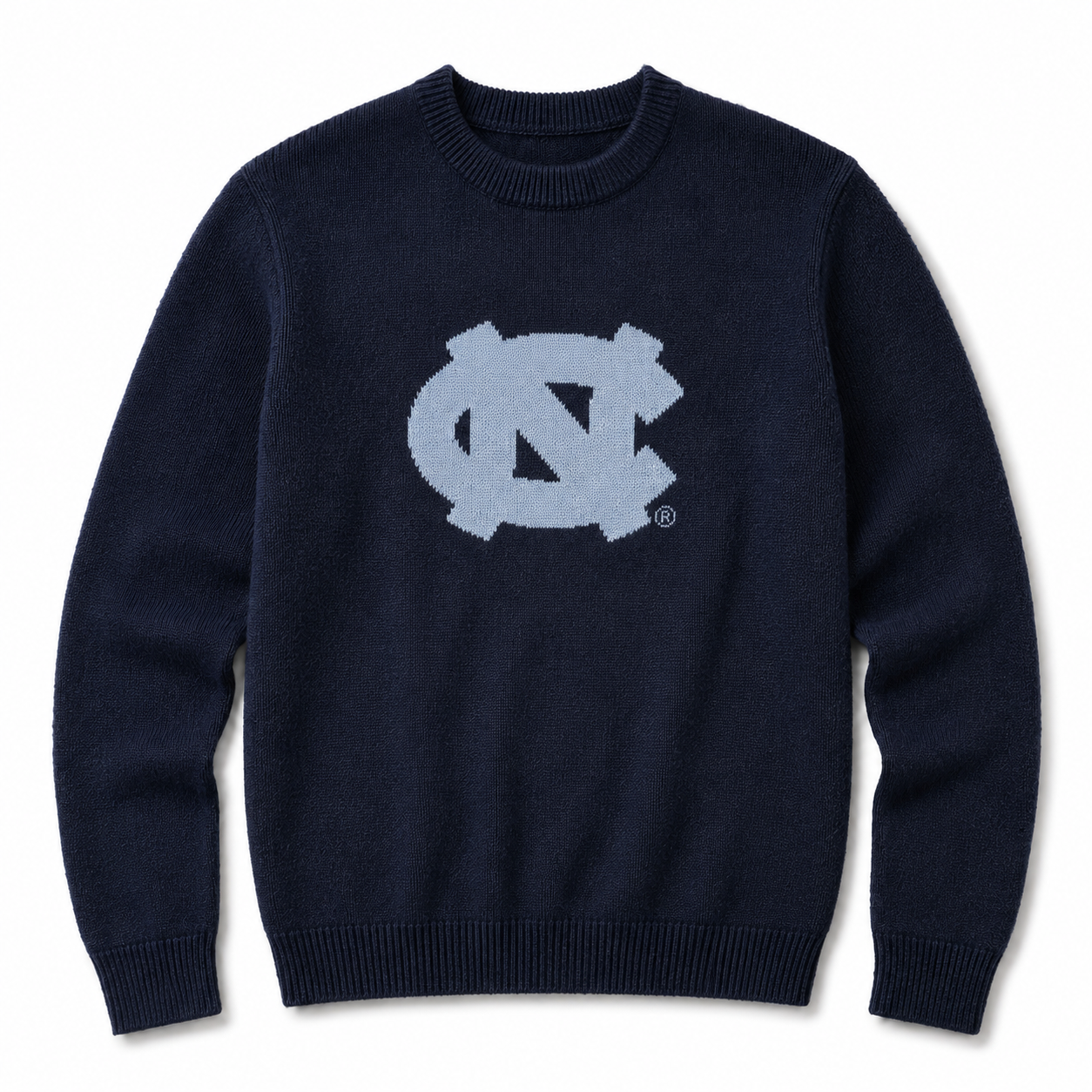 Carolina Tar Heels Navy Knit Sweater Unisex