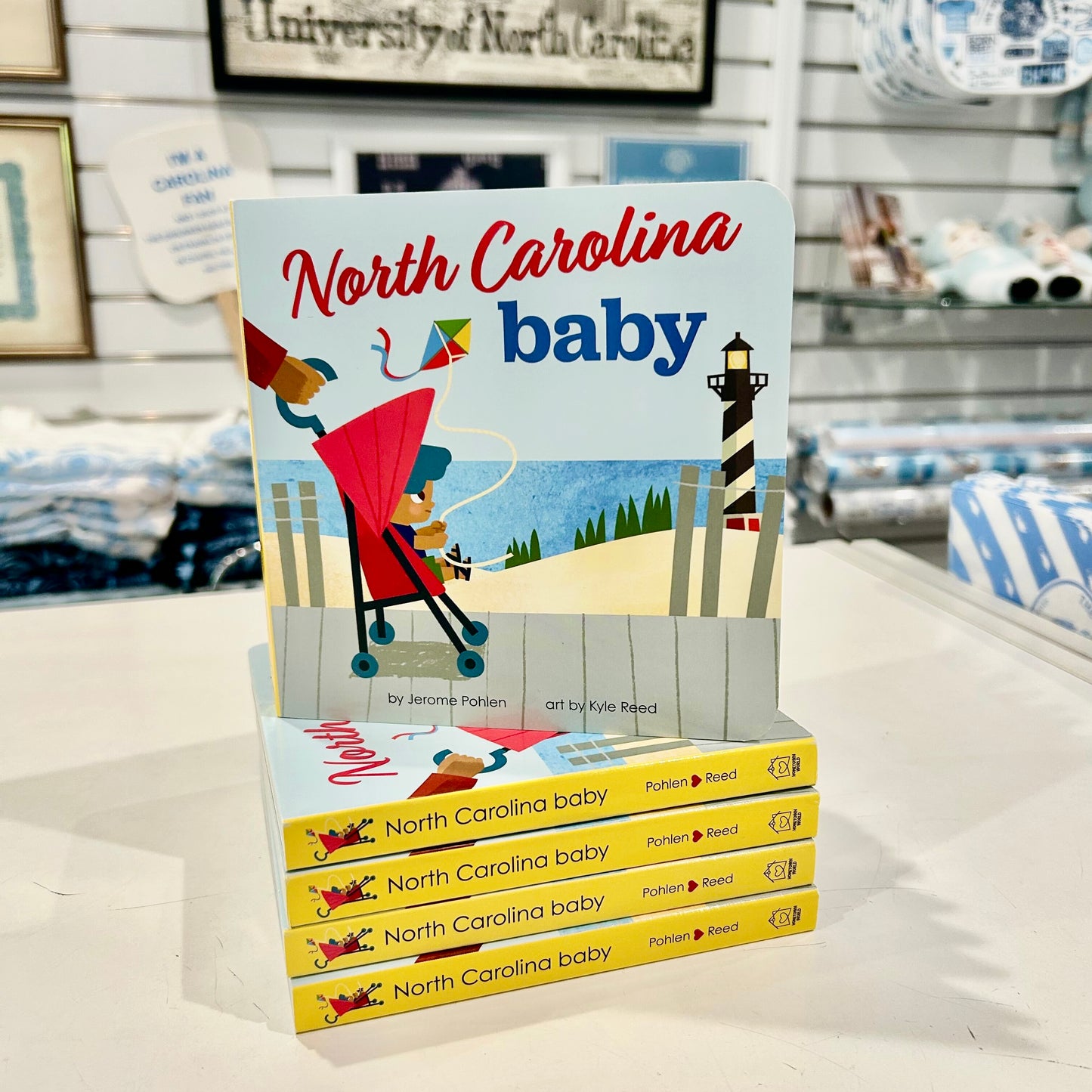 North Carolina Baby Children's Board Book