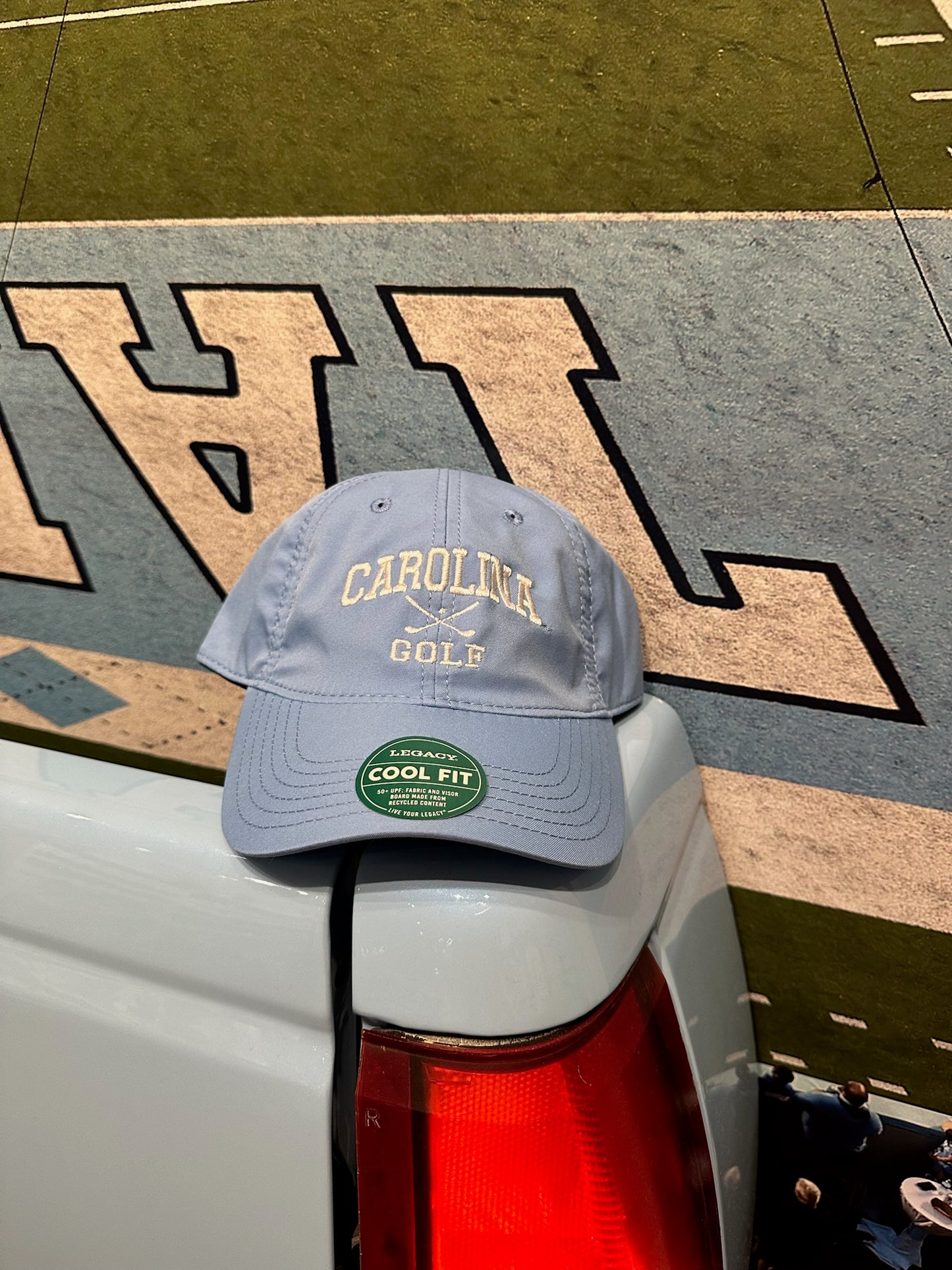 UNC Golf Hat in Carolina Blue Dry Fit Adjustable