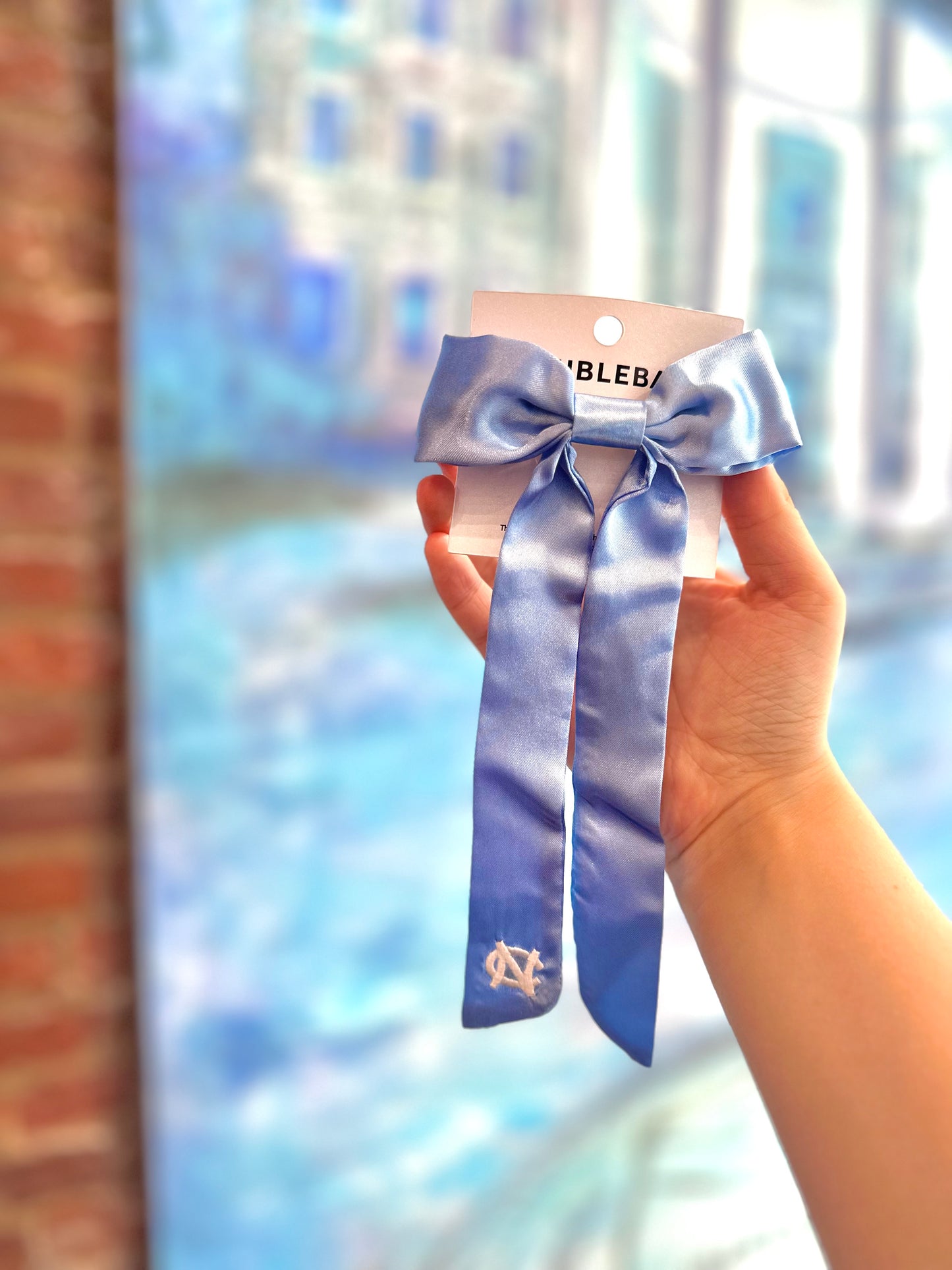 University of North Carolina Logo Bow by Baublebar