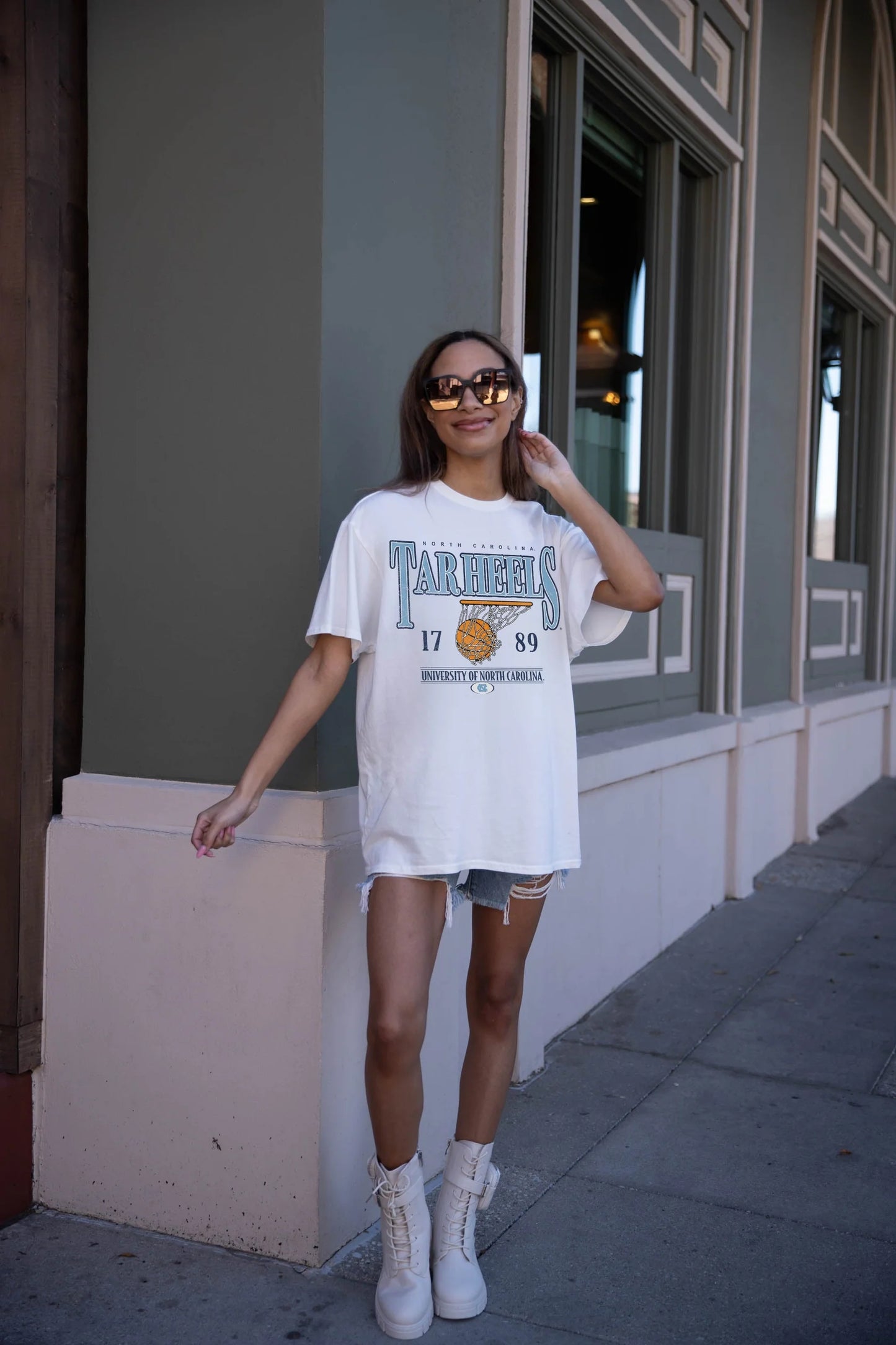 North Carolina Tar Heels Court Date Oversized T-Shirt