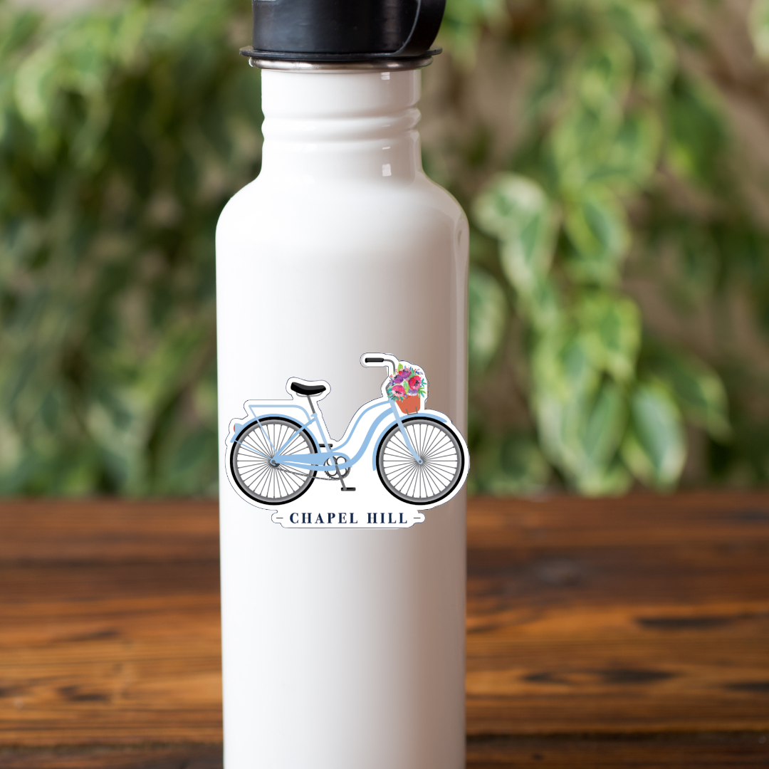 Chapel Hill Bicycle Rugged Sticker by SHB