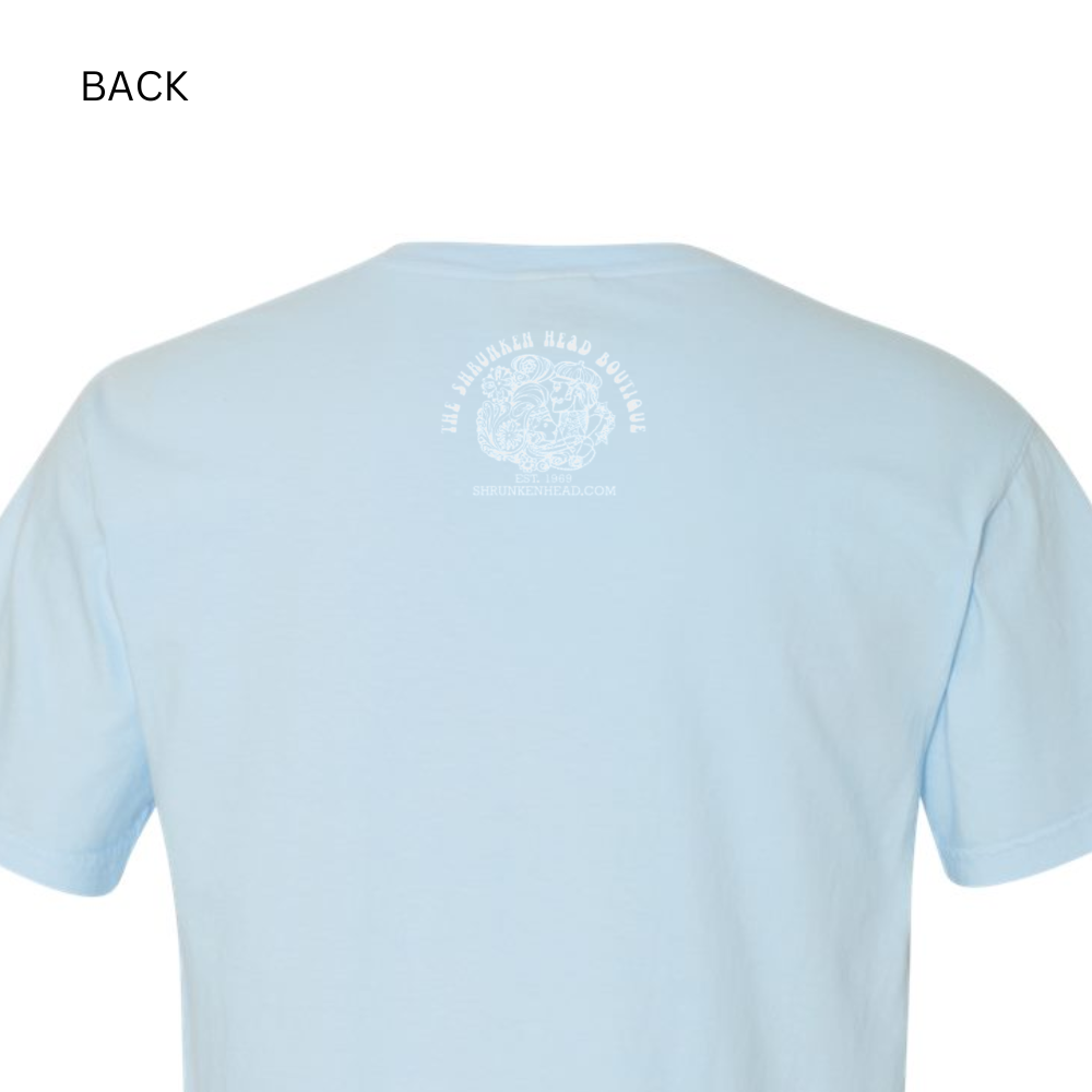 Chapel Hill North Carolina Comfort Colors T-Shirt in Chambray