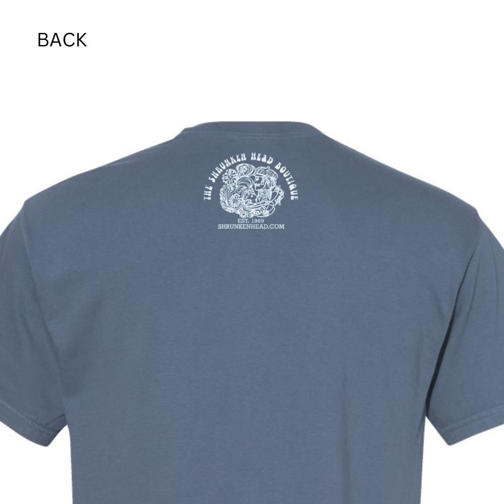 Chapel Hill North Carolina Comfort Colors T-Shirt in Blue Jean