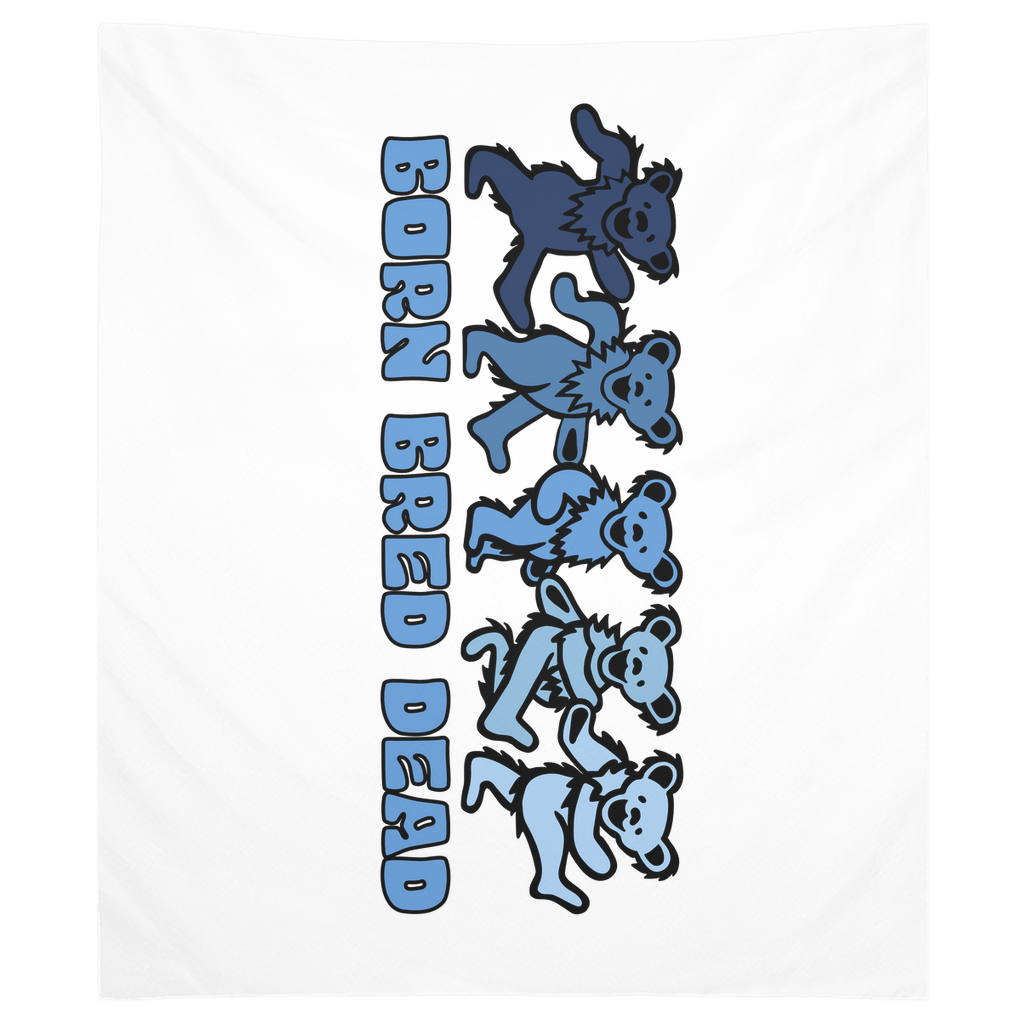 Born Bred Dead Bears Tapestry