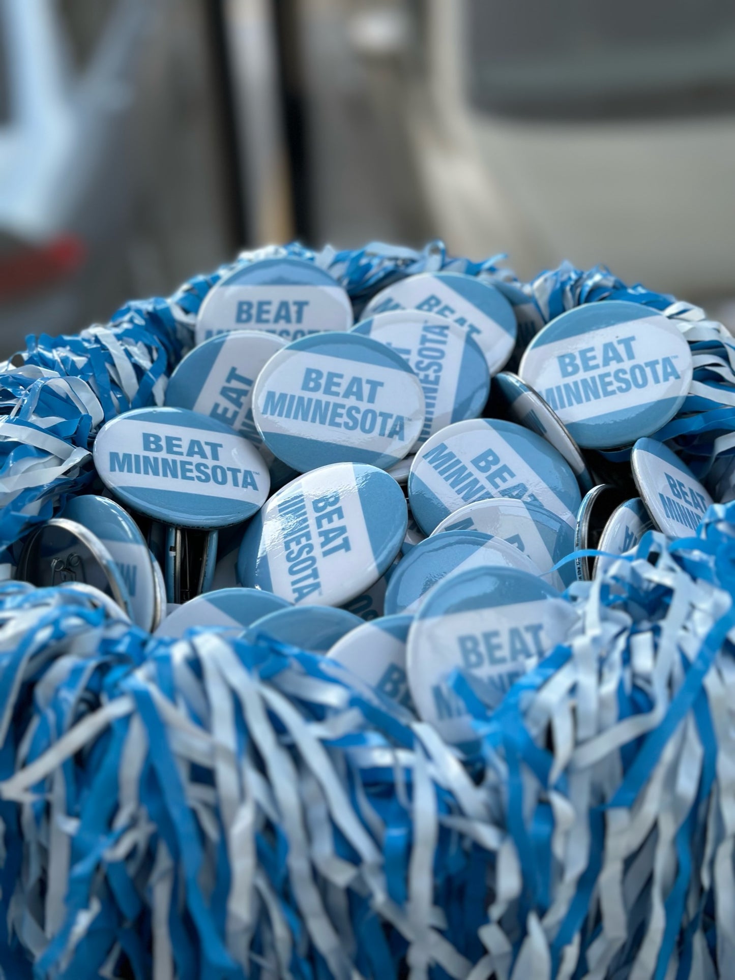 SHB Beat Minnesota Button Pin for Game Day