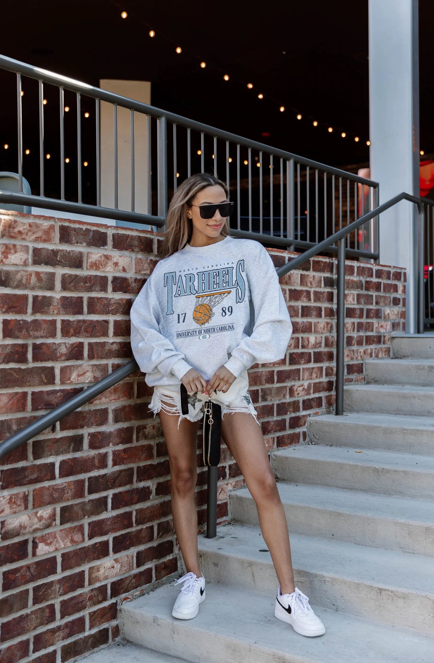 North Carolina Tar Heels Have A Ball Premium Fleece Crewneck Pullover