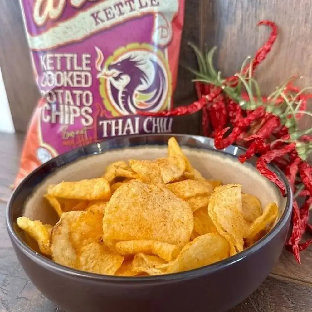Thai Chili Carolina Kettle Chips - 2 oz - Main View - 1 in 6 Snacks