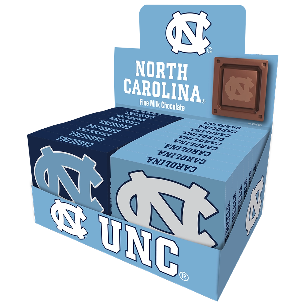 North Carolina Tar Heels Chocolate Embossed Bar