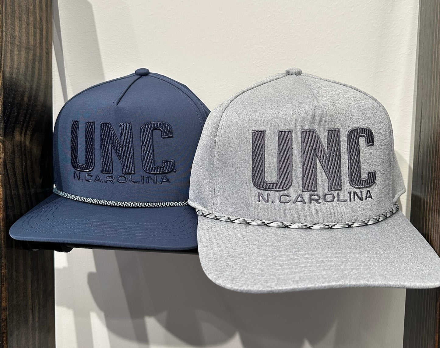 UNC Grey Hat with Tonal Rope