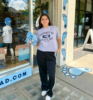 Property of North Carolina Athletic Department Cropped T-Shirt