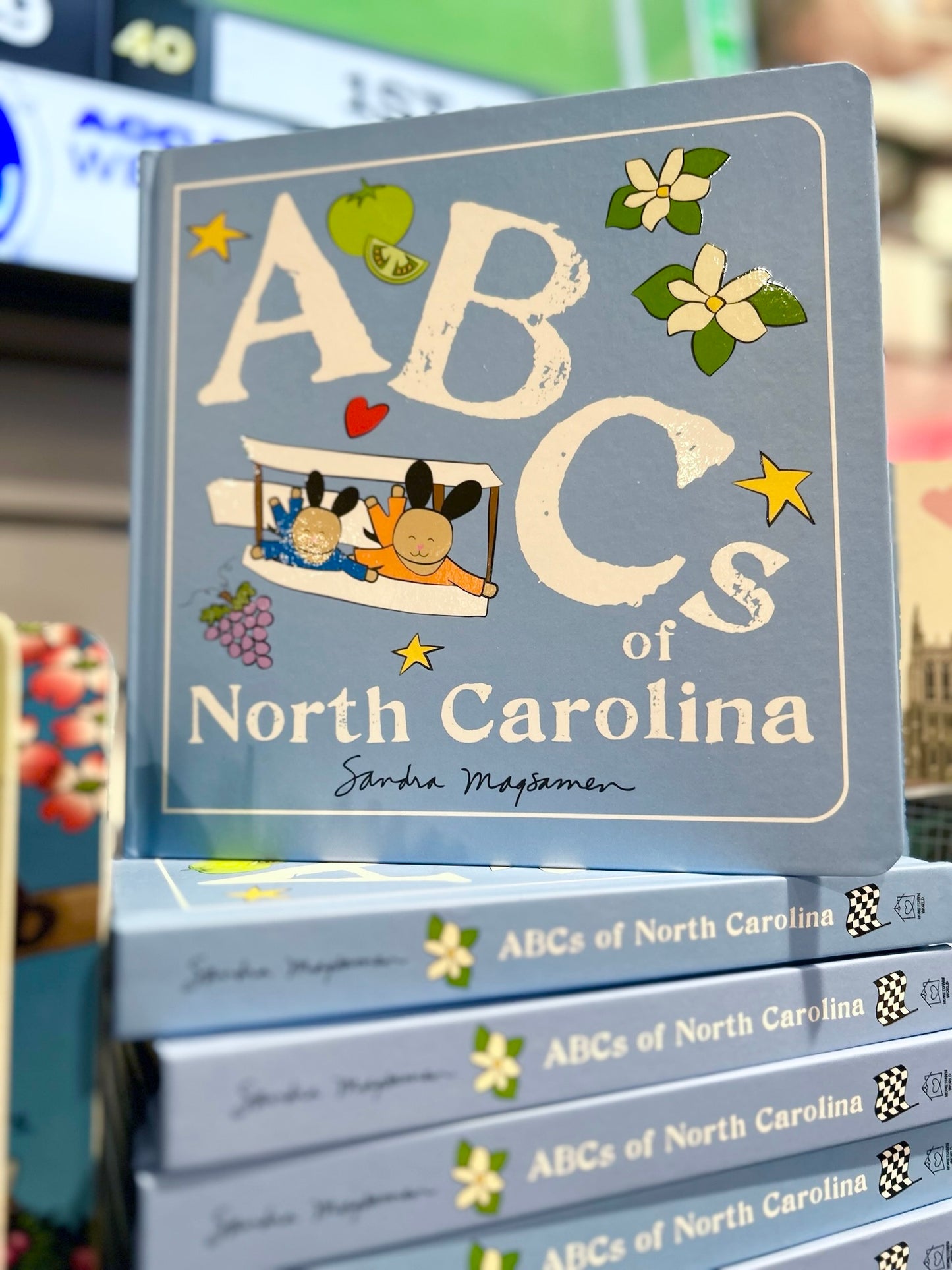 ABCs of North Carolina Blue Children's Book