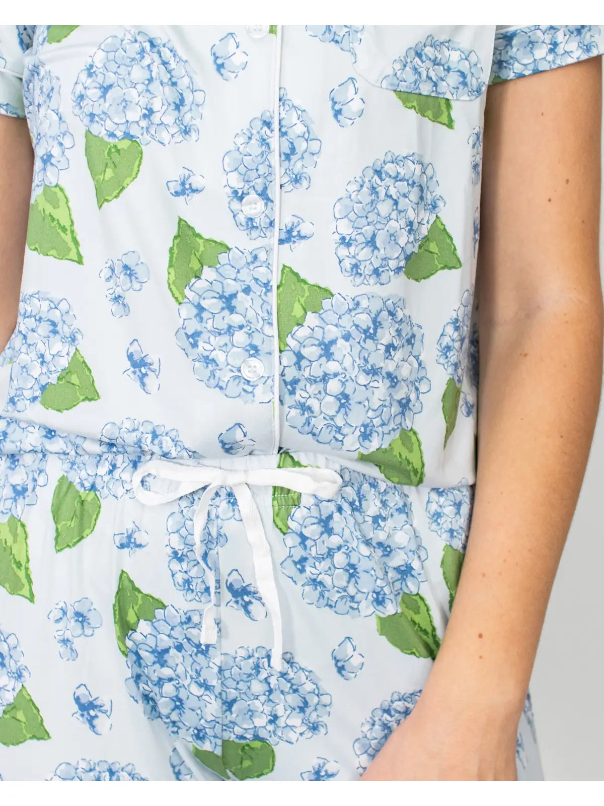 Hydrangea Pajama Shorts