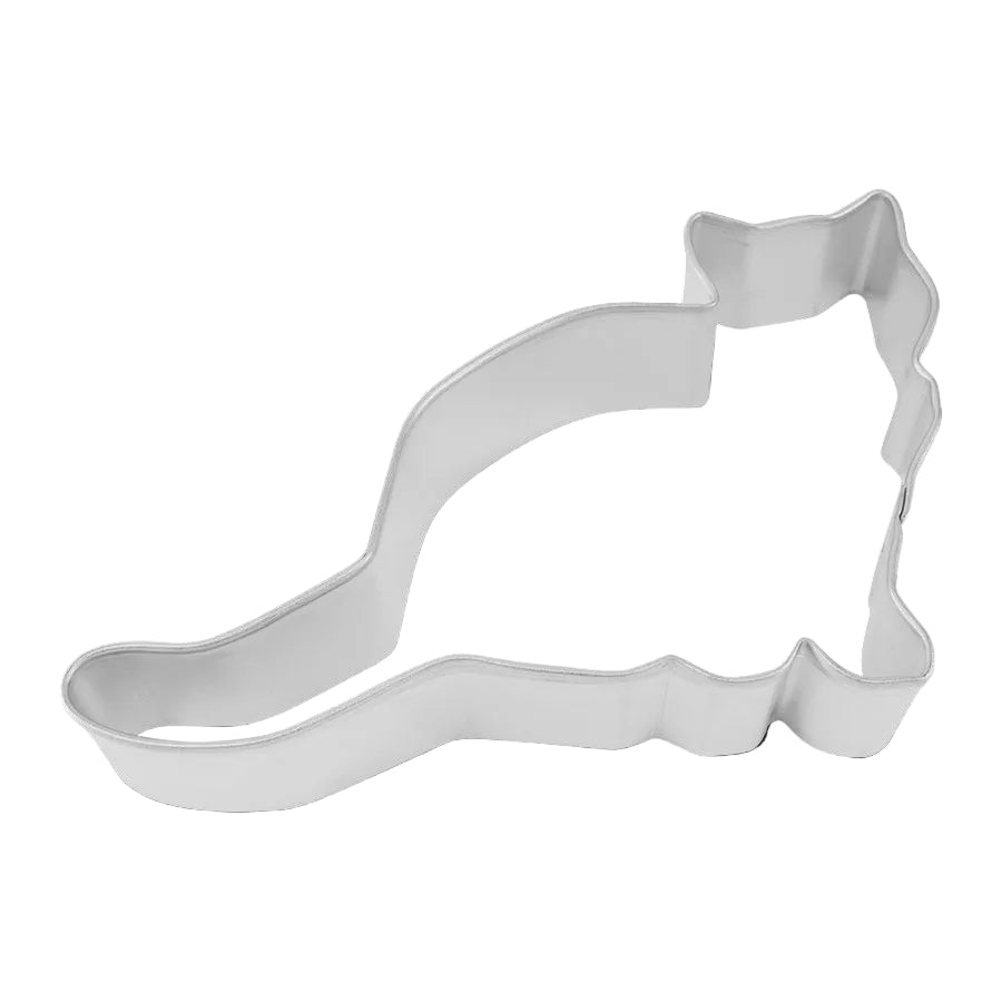 Cat Cookie Cutter 4.5" Silver