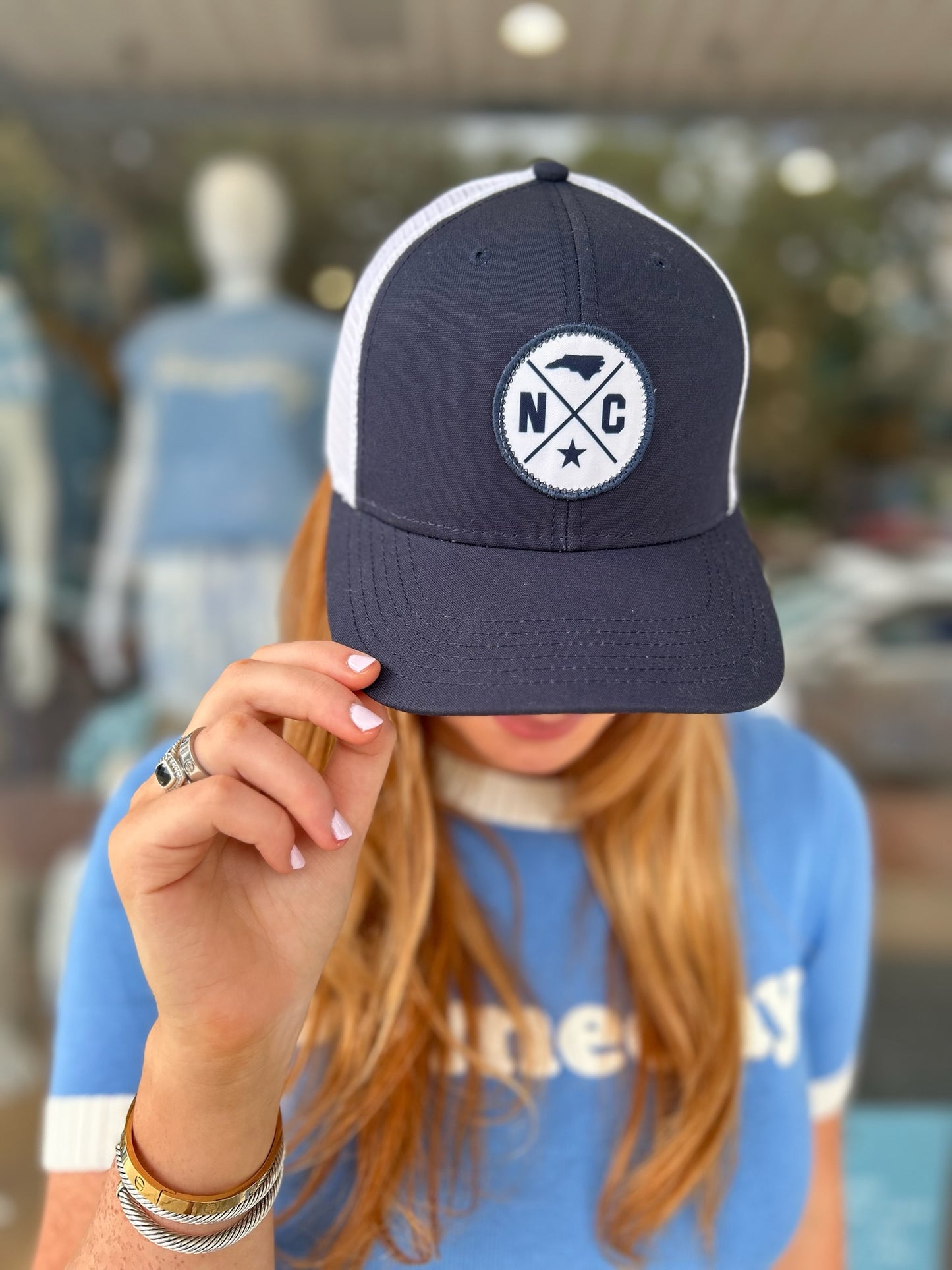 NC Star and State Mid-Pro Trucker Hat in Navy