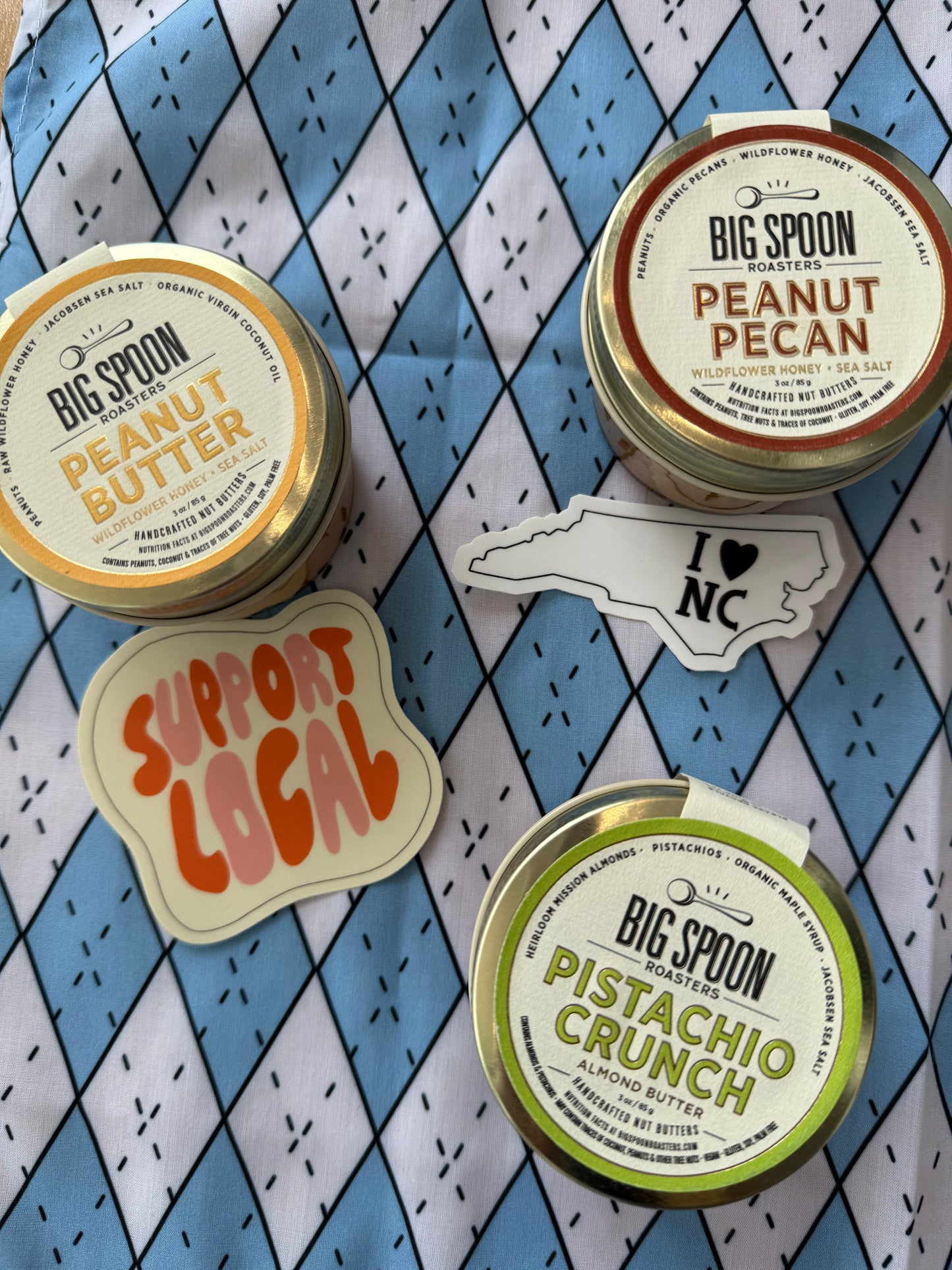 Peanut Pecan Butter with Wildflower Honey - 3 oz Jar