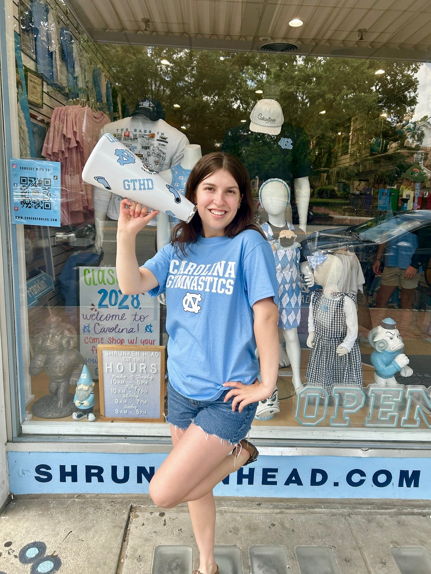 Carolina Gymnastics T-Shirt with UNC Logo by Champion