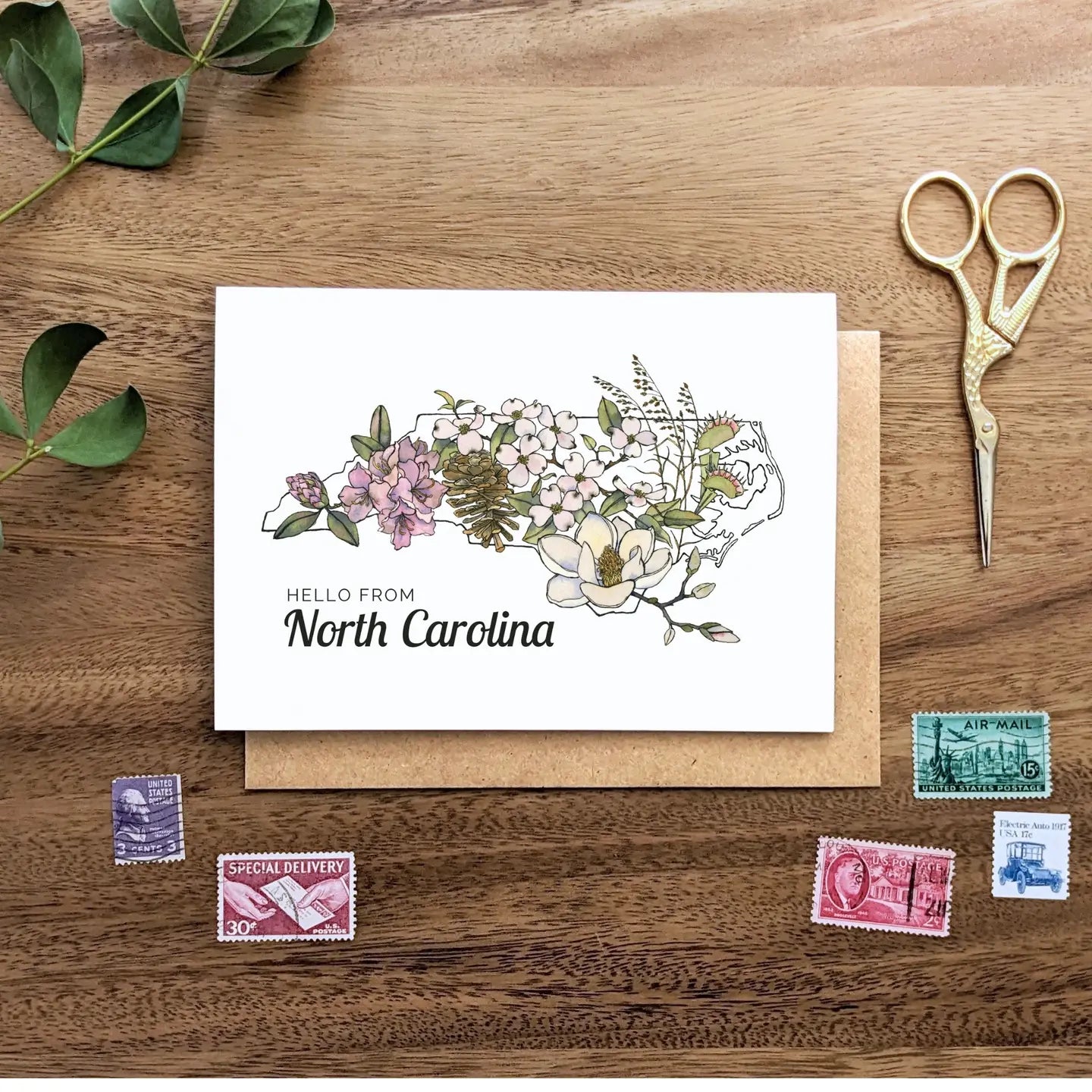 North Carolina Native Plants Notecard