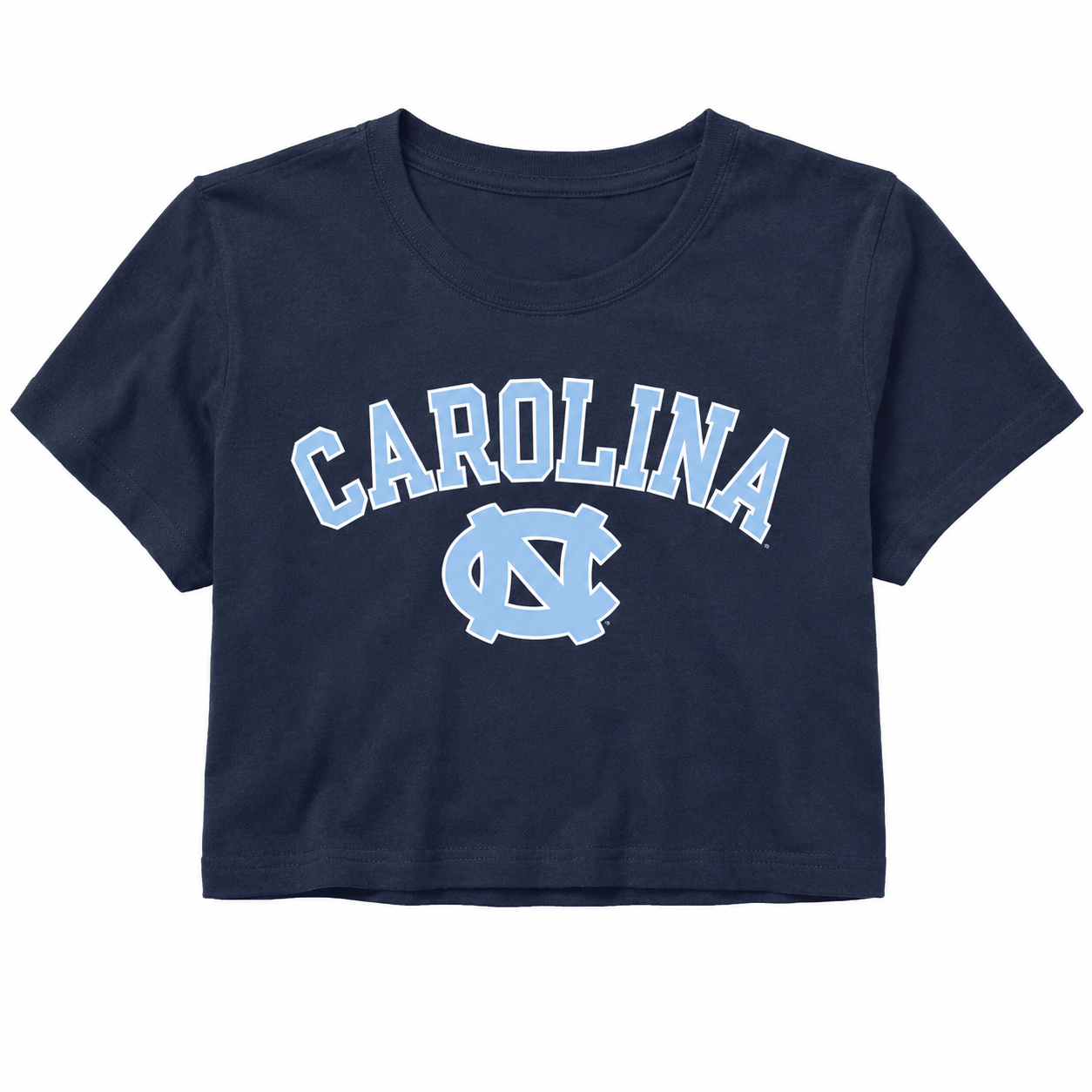 UNC Basic Navy Crop Top by Champion