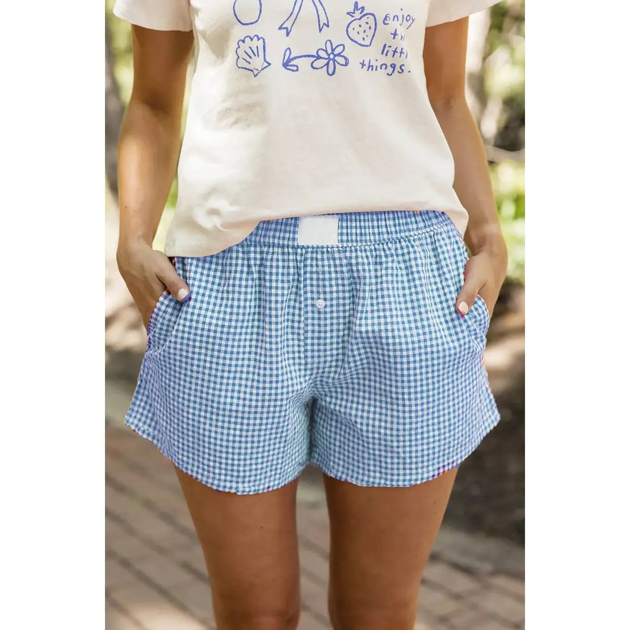 Gingham Boxer Shorts